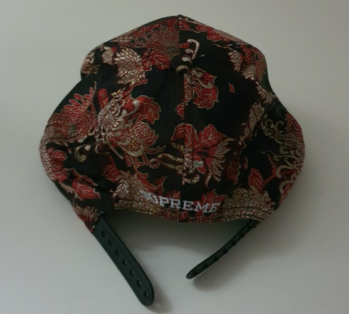 SS17 Supreme Eastern Floral 5-panel Hat Black