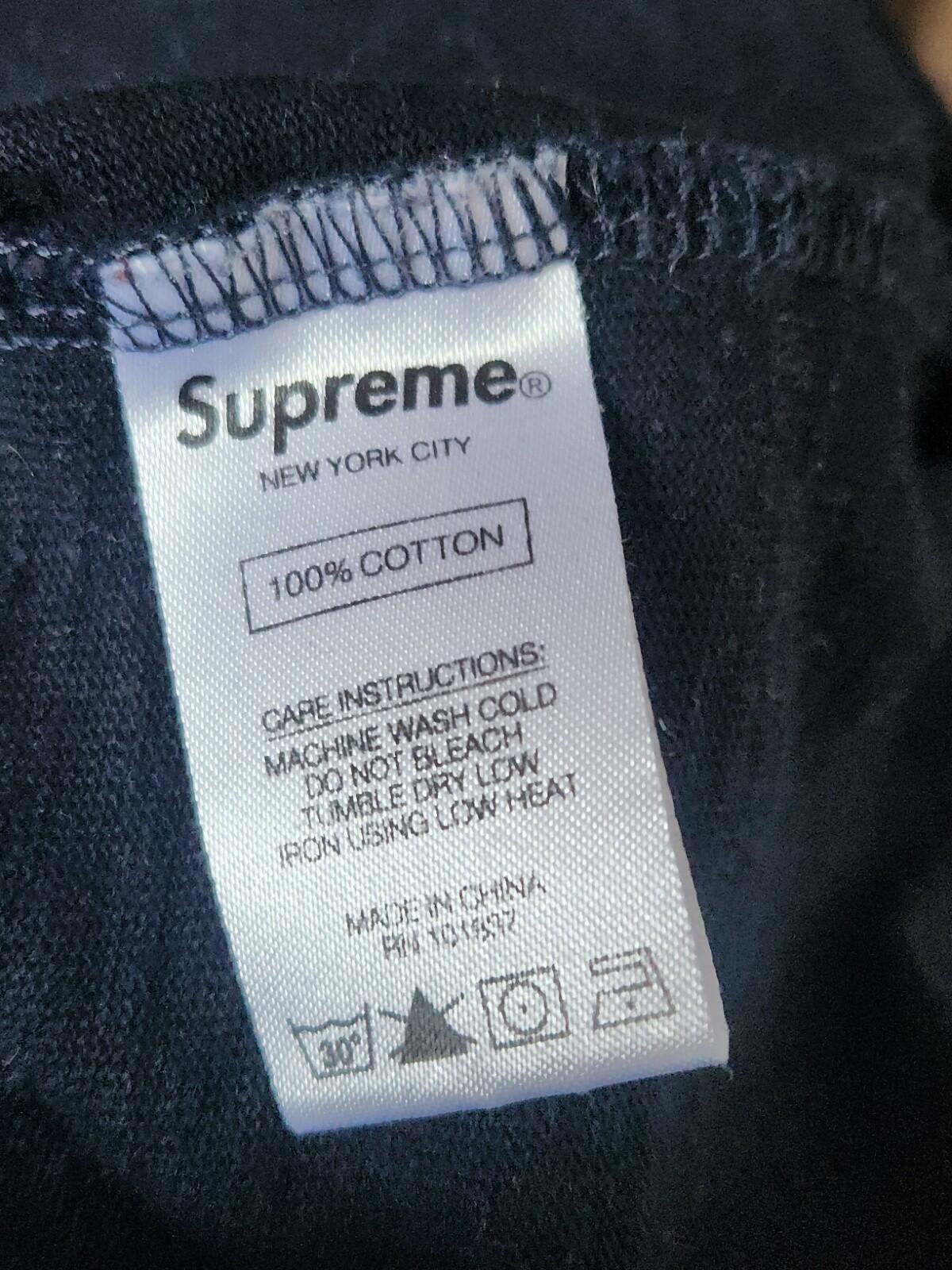 SS18 Supreme Splatter Tank Top Navy Size M Medium Sleeveless Tee T-shirt