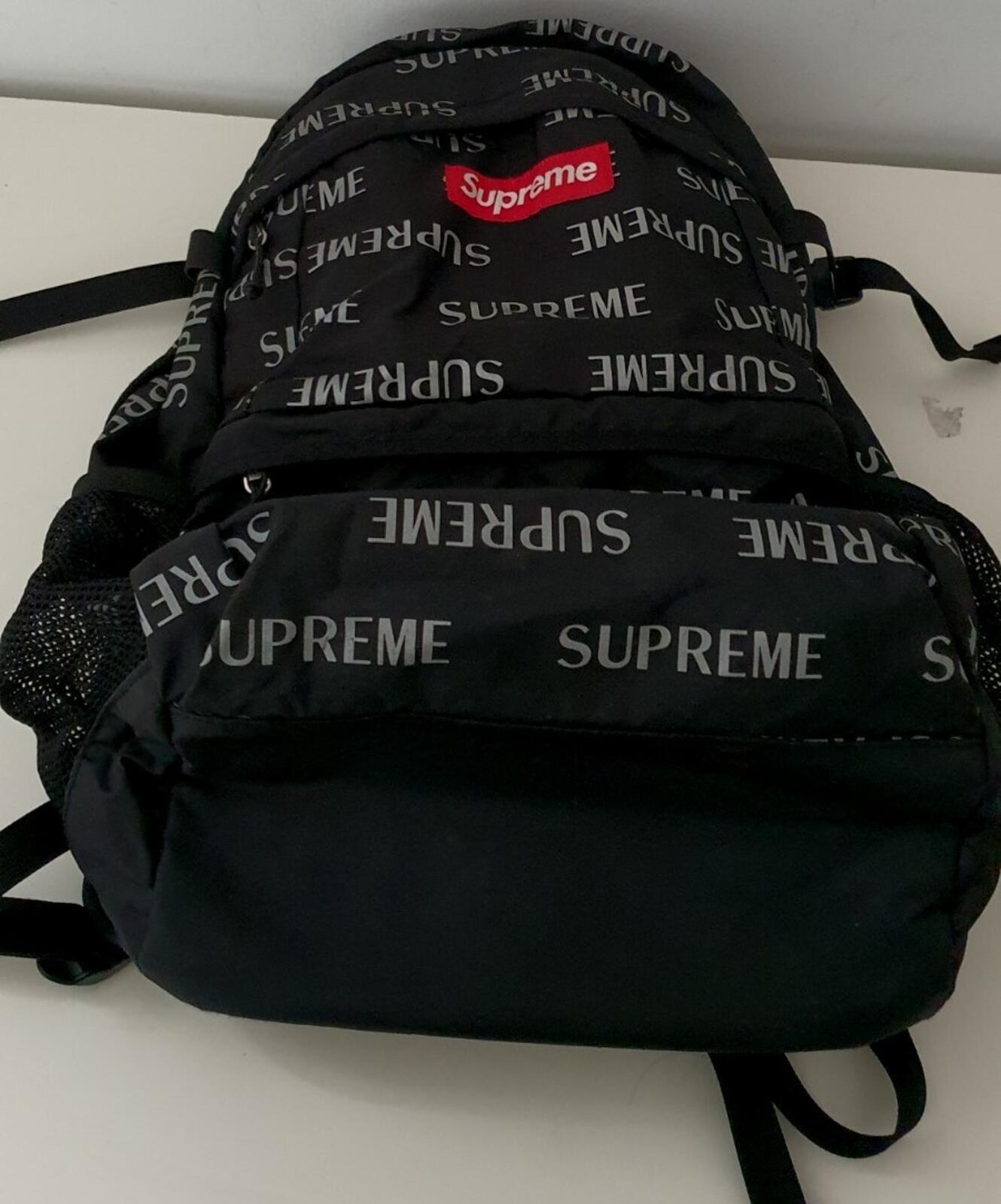 Mochila FW16 Supreme 3M Reflective Repeat (negra)