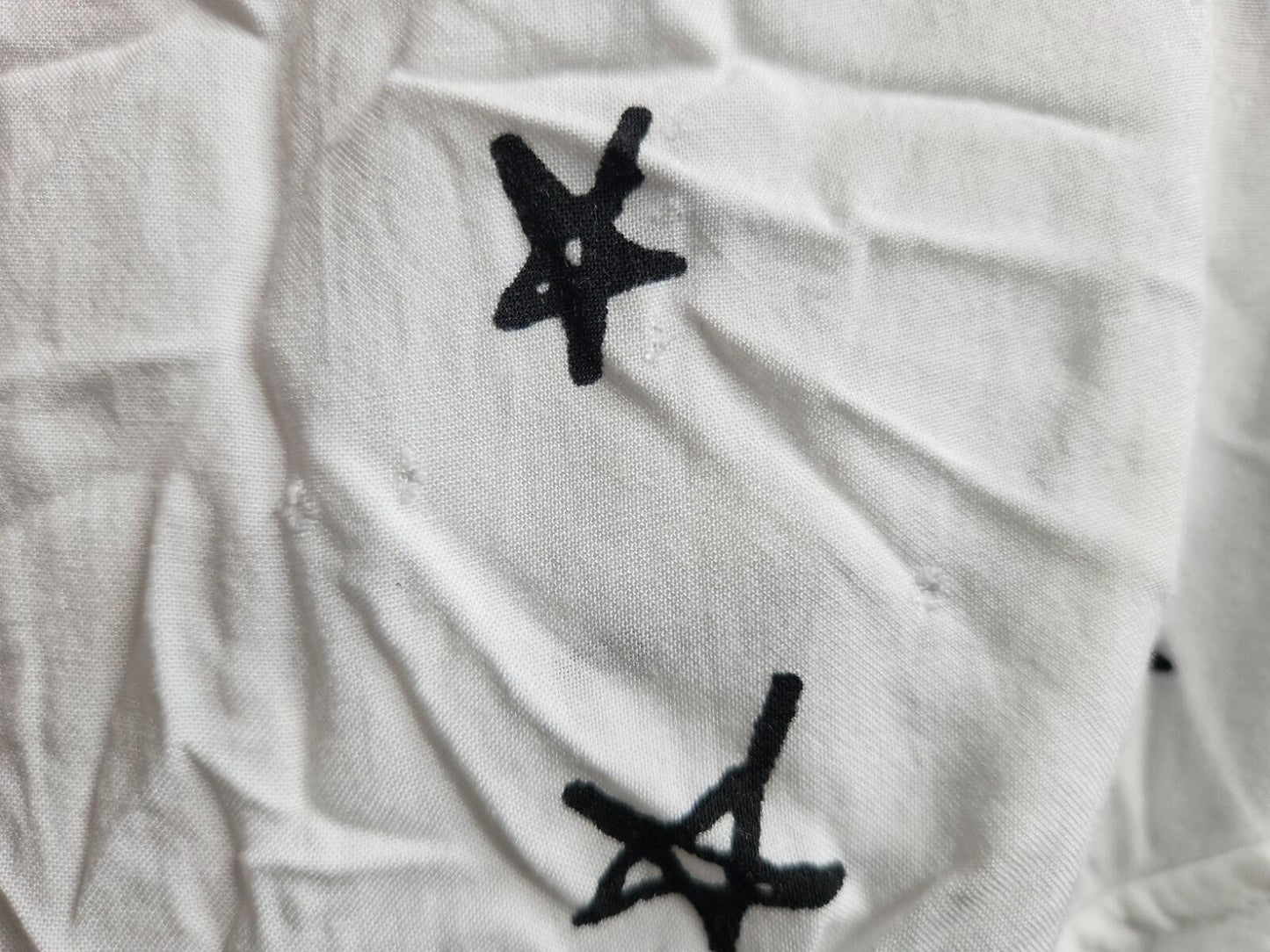 Camisa de manga corta SS18 Supreme Devil Rayon Blanca Talla M Daniel Johnston