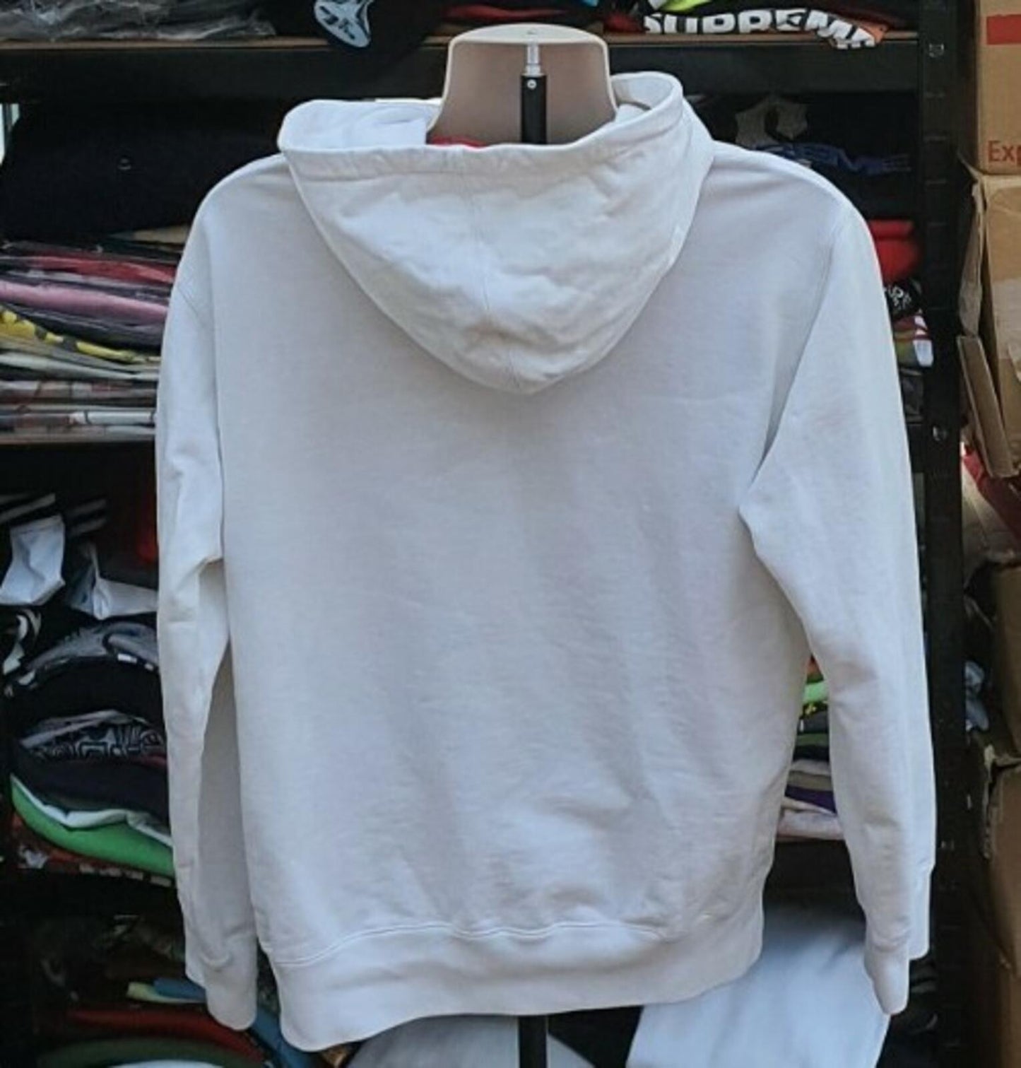 FW18 Supreme Love or Hate white hooded sweatshirt size M medium hoodie