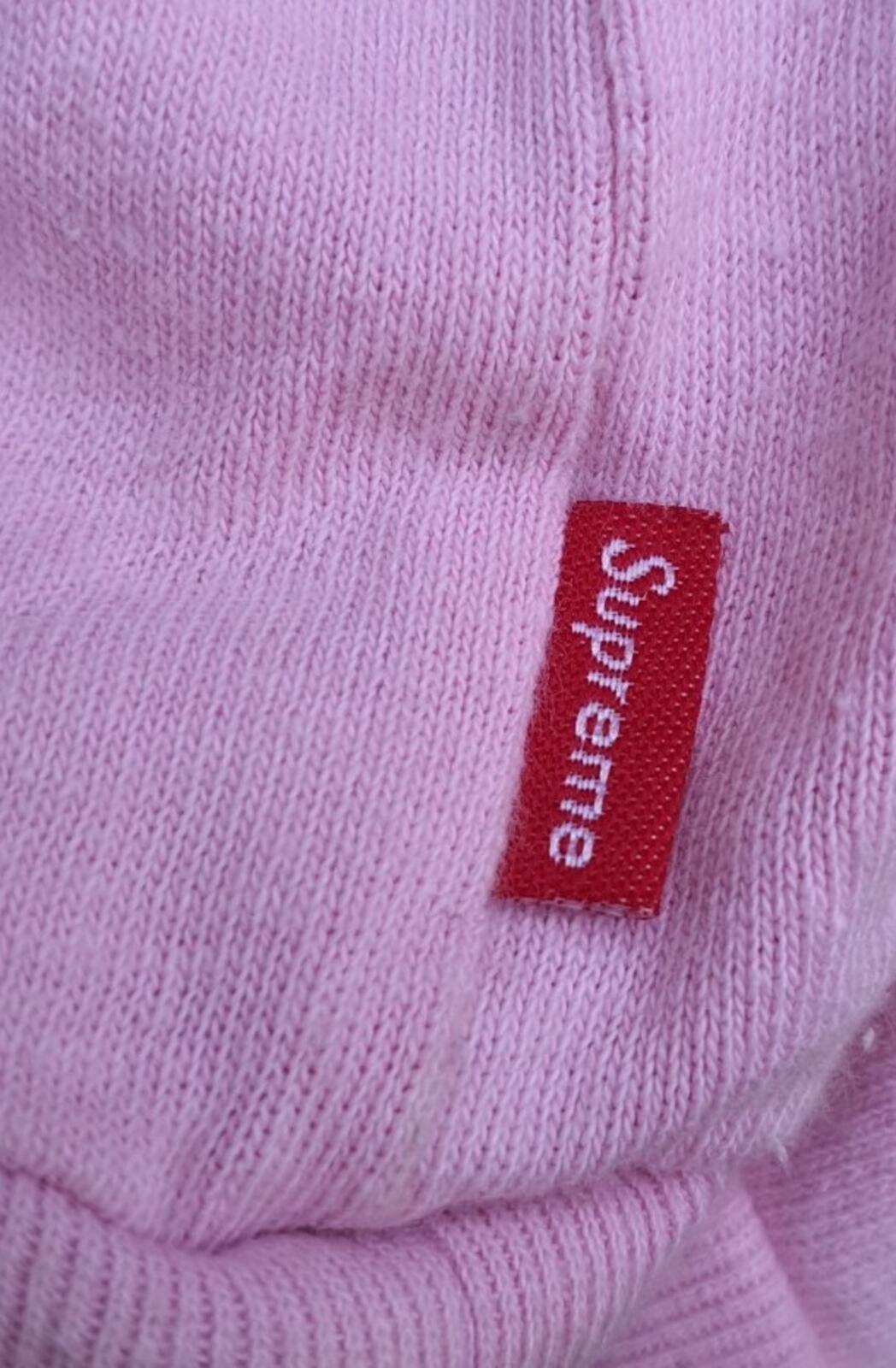 SS15 Supreme Mini Harvard Kapuzen-Langarmshirt Hoodie Pink Größe M