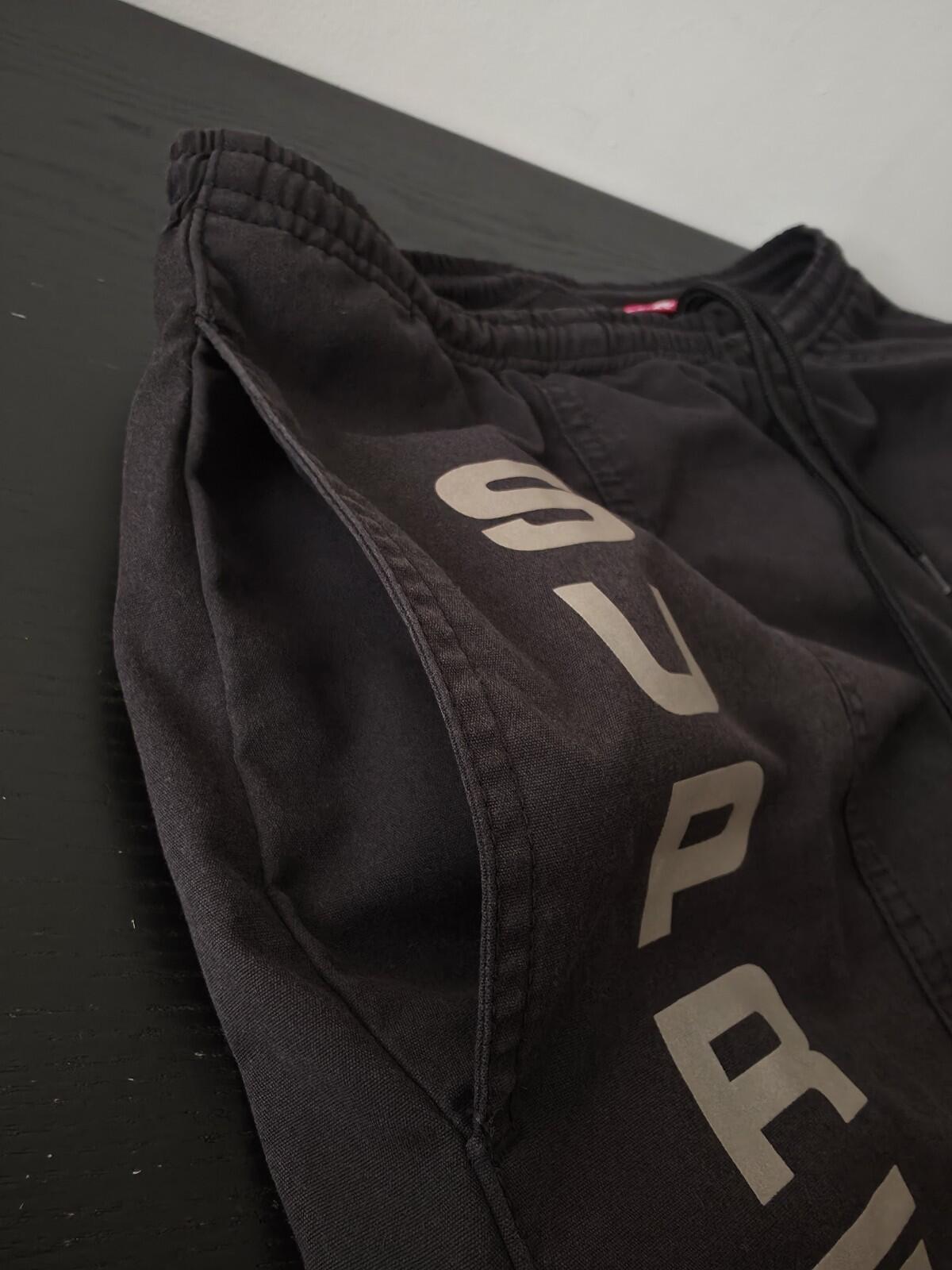 SS15 Supreme Reflective Logo Swim Short Black Größe M