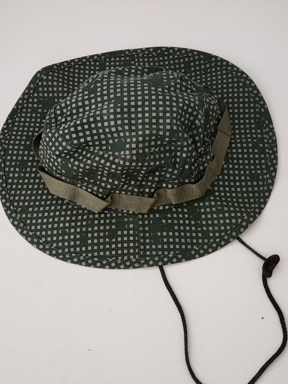 SS14 Supreme Grid Camo Boonie Bucket hat M/L Crusher Green Medium / Large Olive