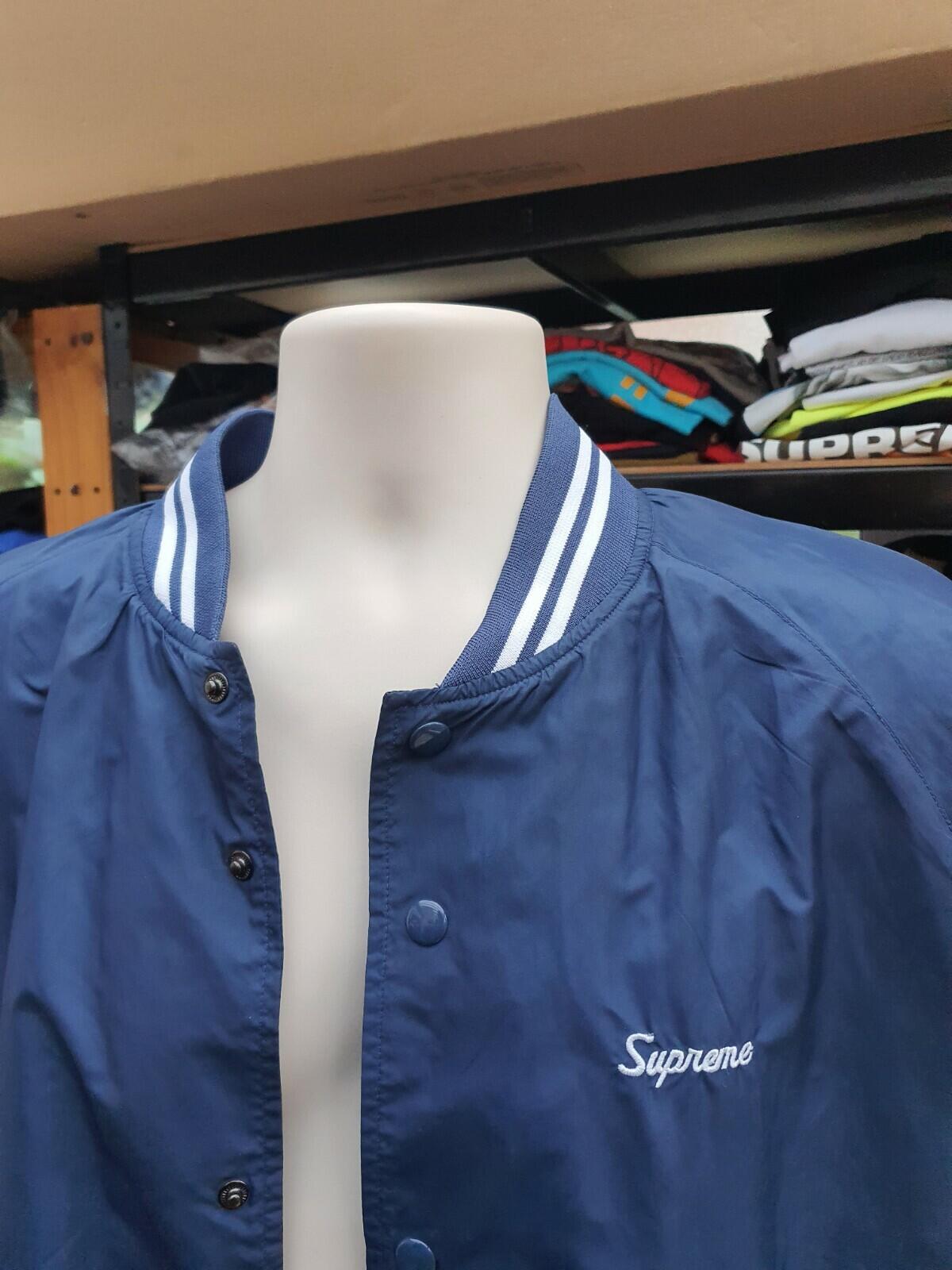 SS11 Supreme x Champion warm up coaches jacket size M medium navy Rare Vintage