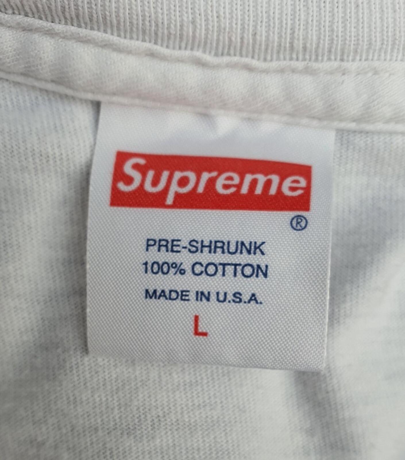 SS15 Supreme Bread Alone Tee Size L White