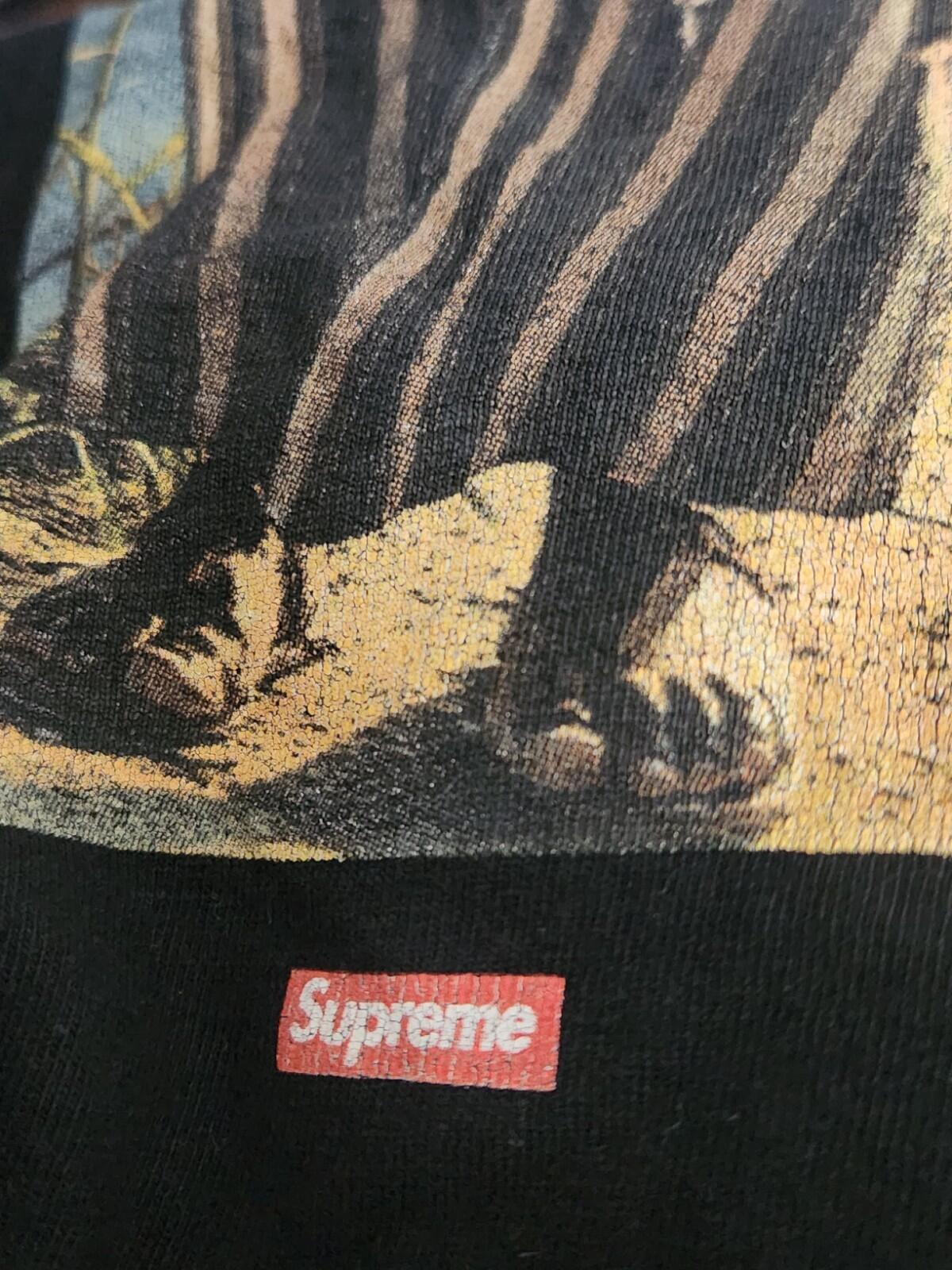 FW12 Supreme x Stax Isaac Hayes Black Moses Tee M Medium T-shirt Vintage 2012