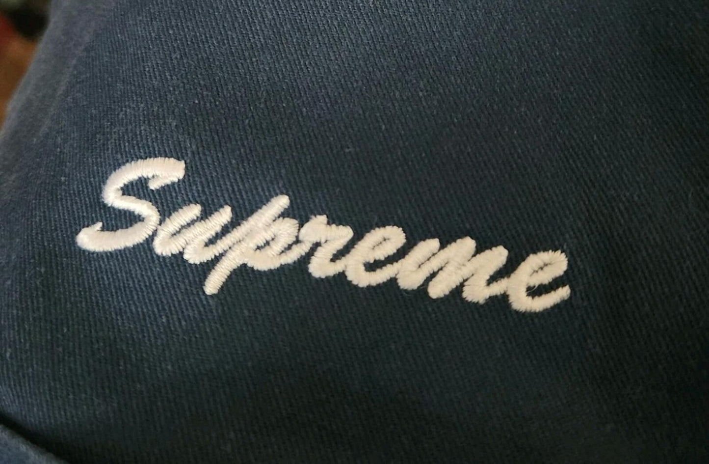 SS16 Supreme Kill Work Shirt Size M Medium Navy Long Sleeve Button Up