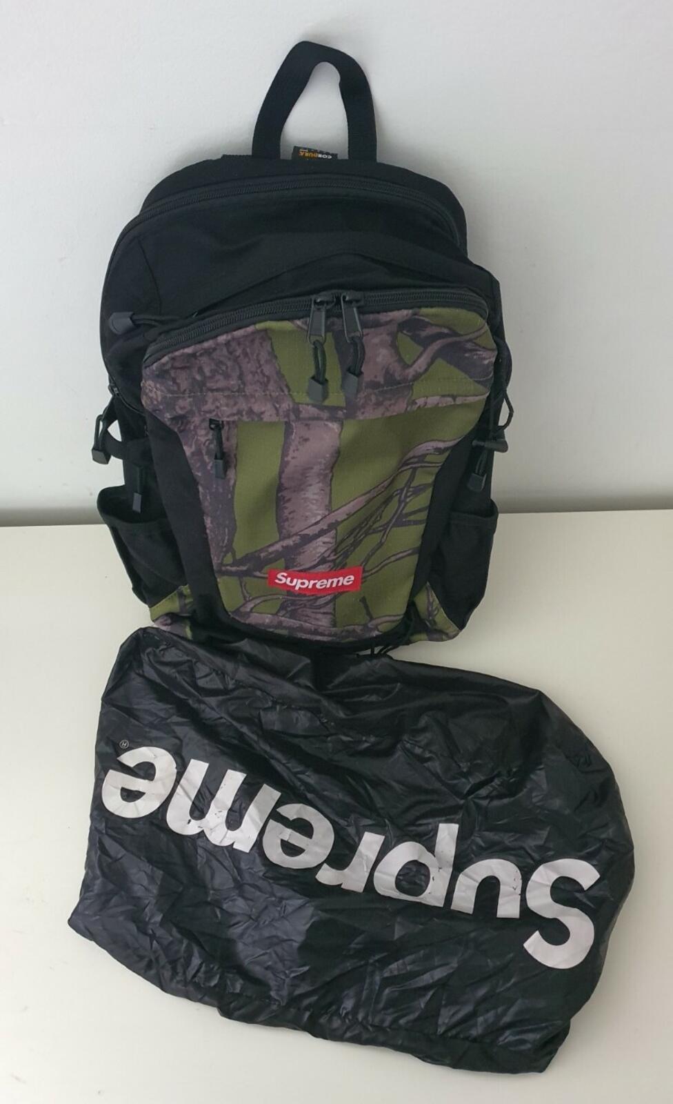 FW12 Supreme Tree Backpack Vintage 2012 Green Rucksack Bag