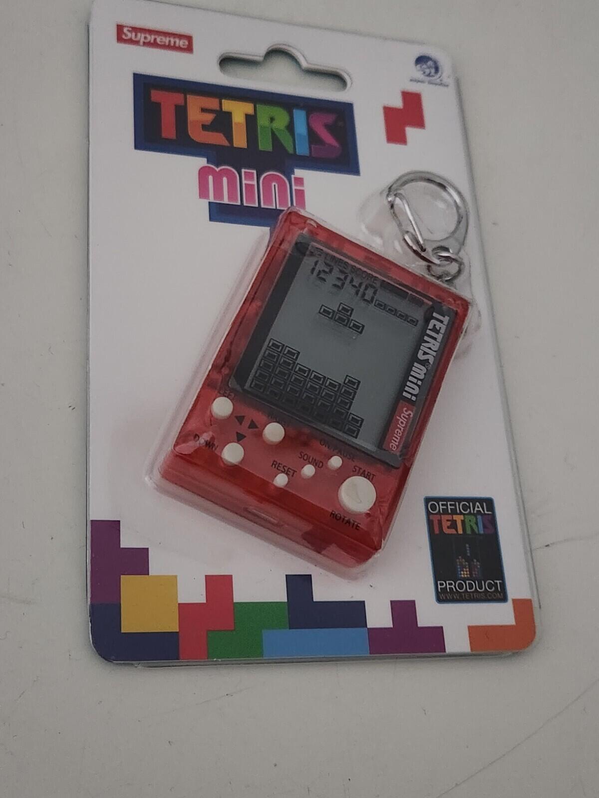 SS24 Supreme Tetris Mini keychain Red Keyring New Unopened