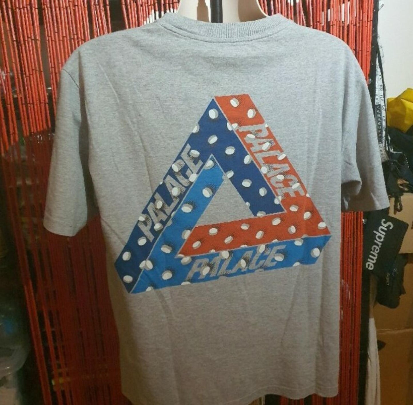 SS15 Palace Tablet Tee Heather Grey Size L