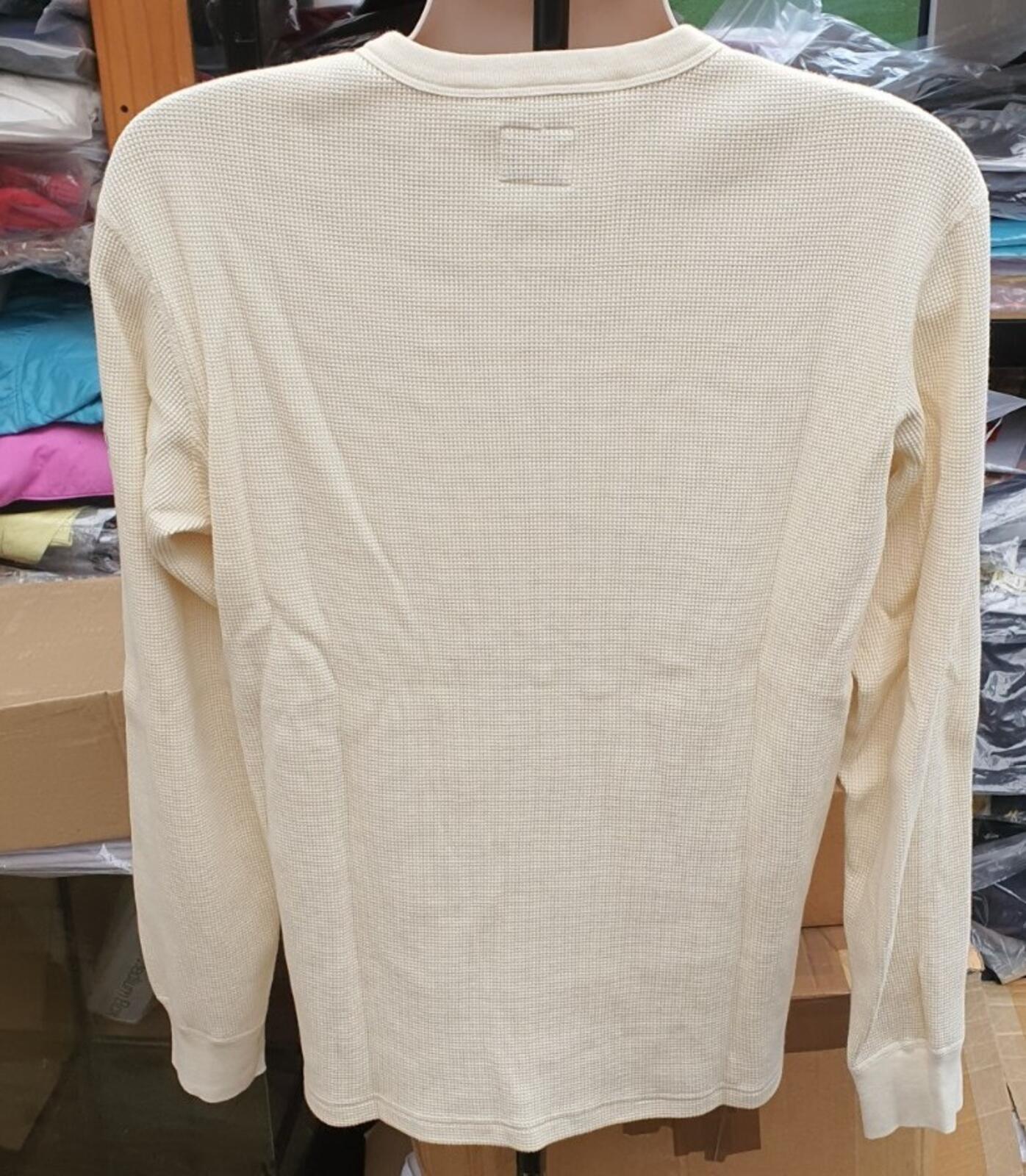 Sudadera térmica con cuello redondo SS19 Supreme x NFL x Raiders x '47 Natural Talla M
