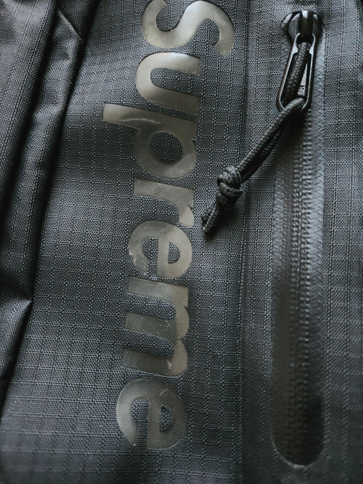 SS21 Supreme Sling Bag Black Water Resistant Shoulder Waist Nylon Ripstop