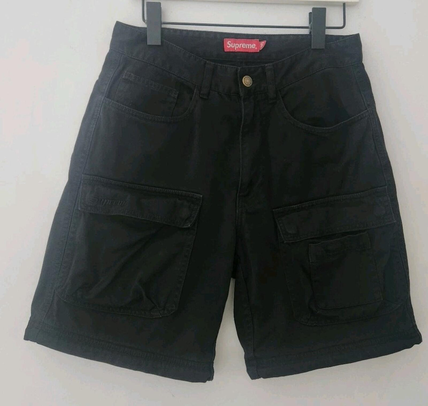 FW21 Supreme Zip-Off Utility Pant Black Trousers Shorts Size 30 W30 L30 S Small