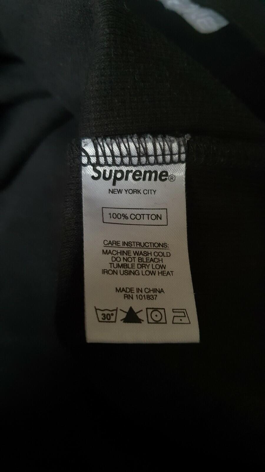 SS18 Supreme Waffle Ringer Tee Size L