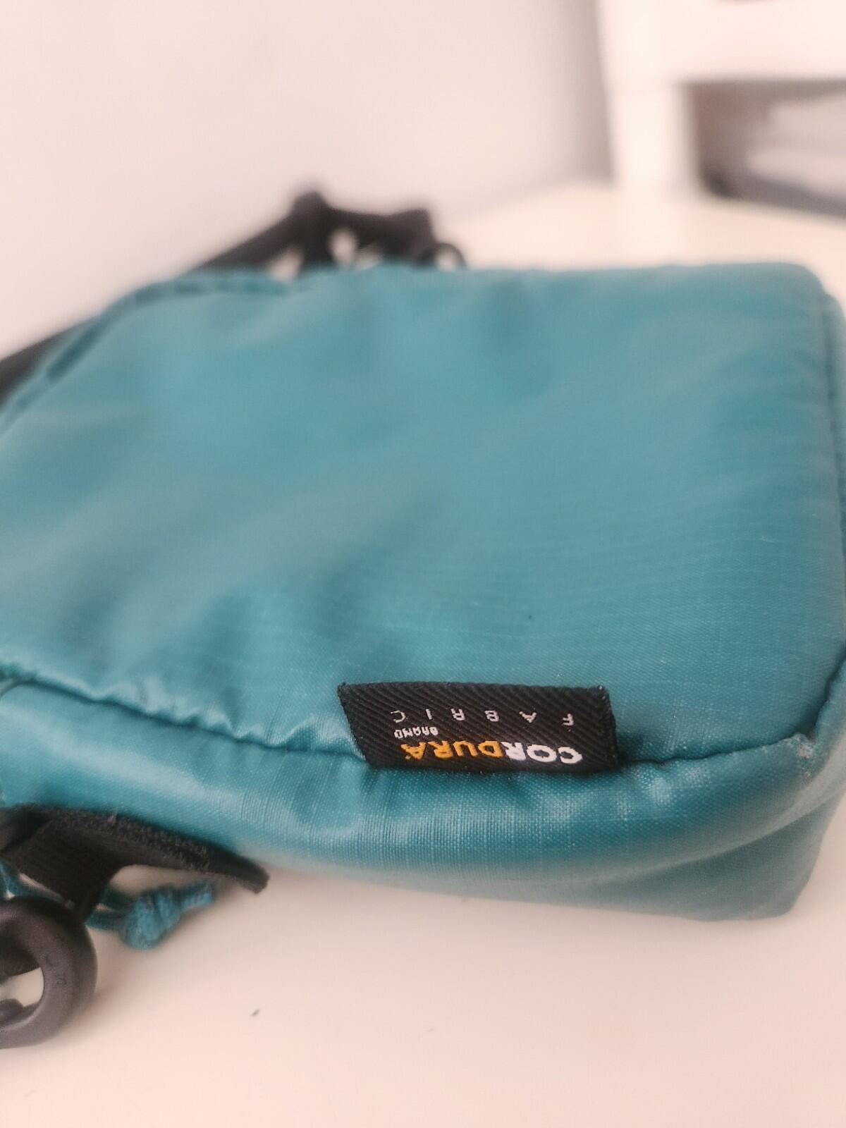 FW17 Supreme shoulder bag Dark Teal Box Logo Cordura Fabric Ripstop Nylon 1L