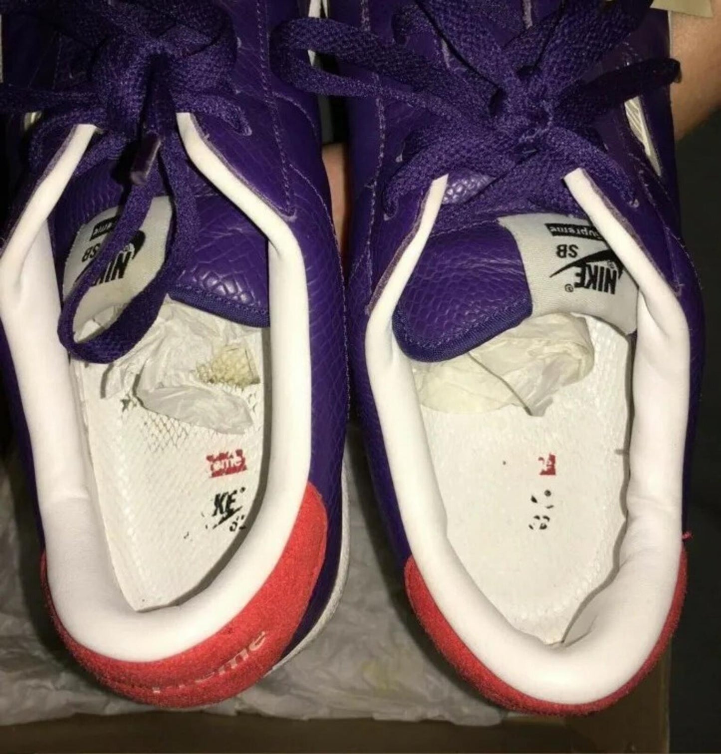 SS13 Supreme x Nike SB Tennis Classic Trainers Size EU 45 UK 10 US 11 lot