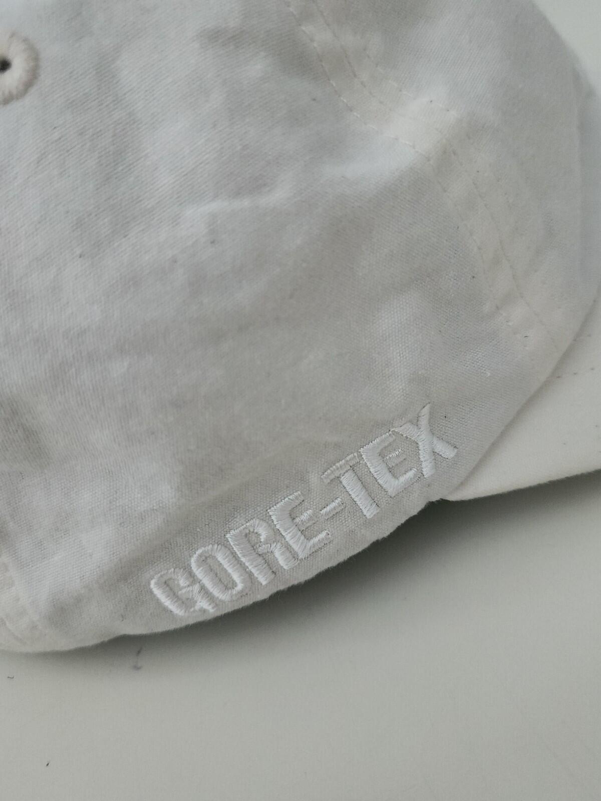 FW20 Supreme GORE-TEX S Logo 6-Panel wasserdichte atmungsaktive Natur-Mütze weiße Kappe