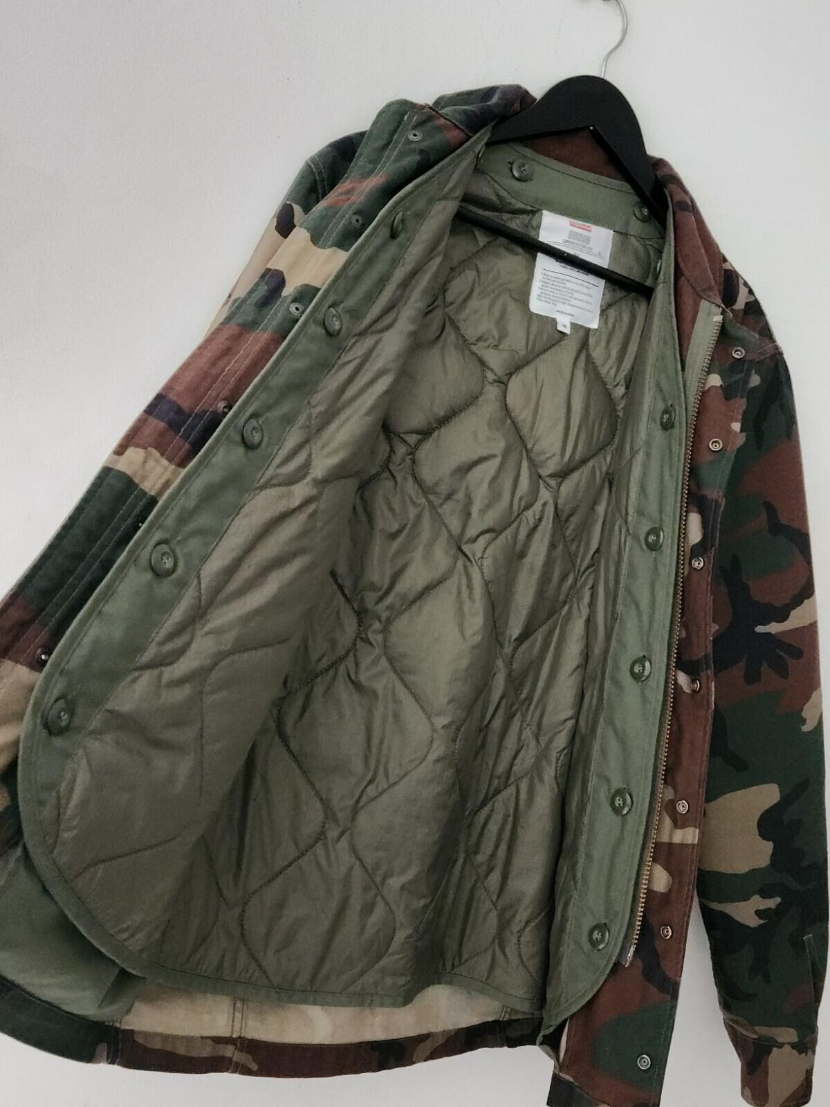 FW12 Supreme x Mark Gonzales M-51 jacket Removable Quilted Woodland Camo Medium