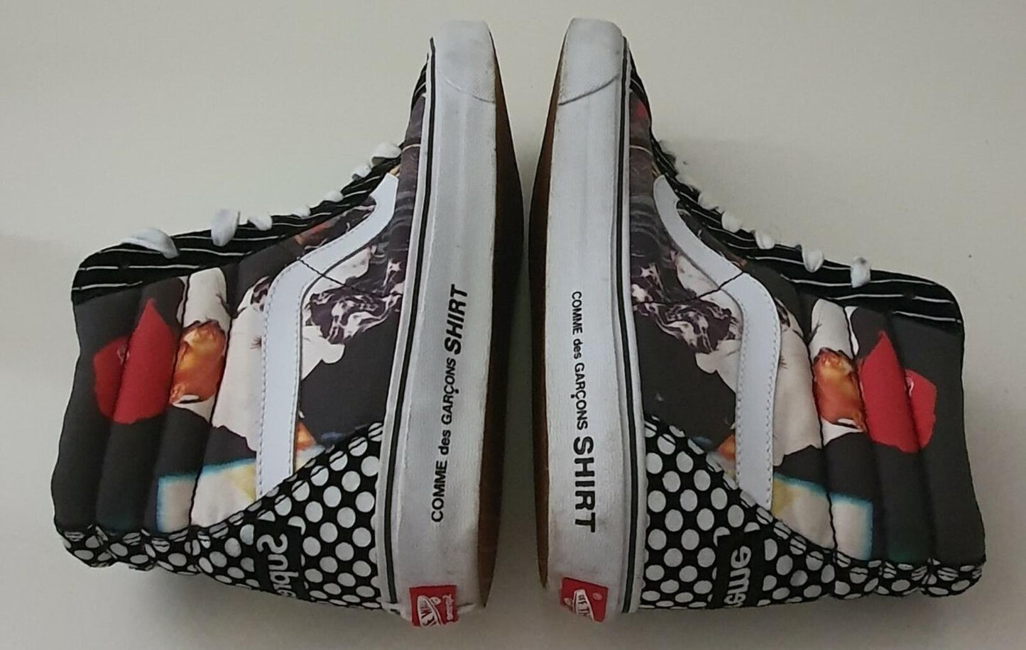 SS14 Supreme x Vans Comme Des Garçon CDG Sk8-Hi Reissue US 9 UK 8 EU 42 Vintage