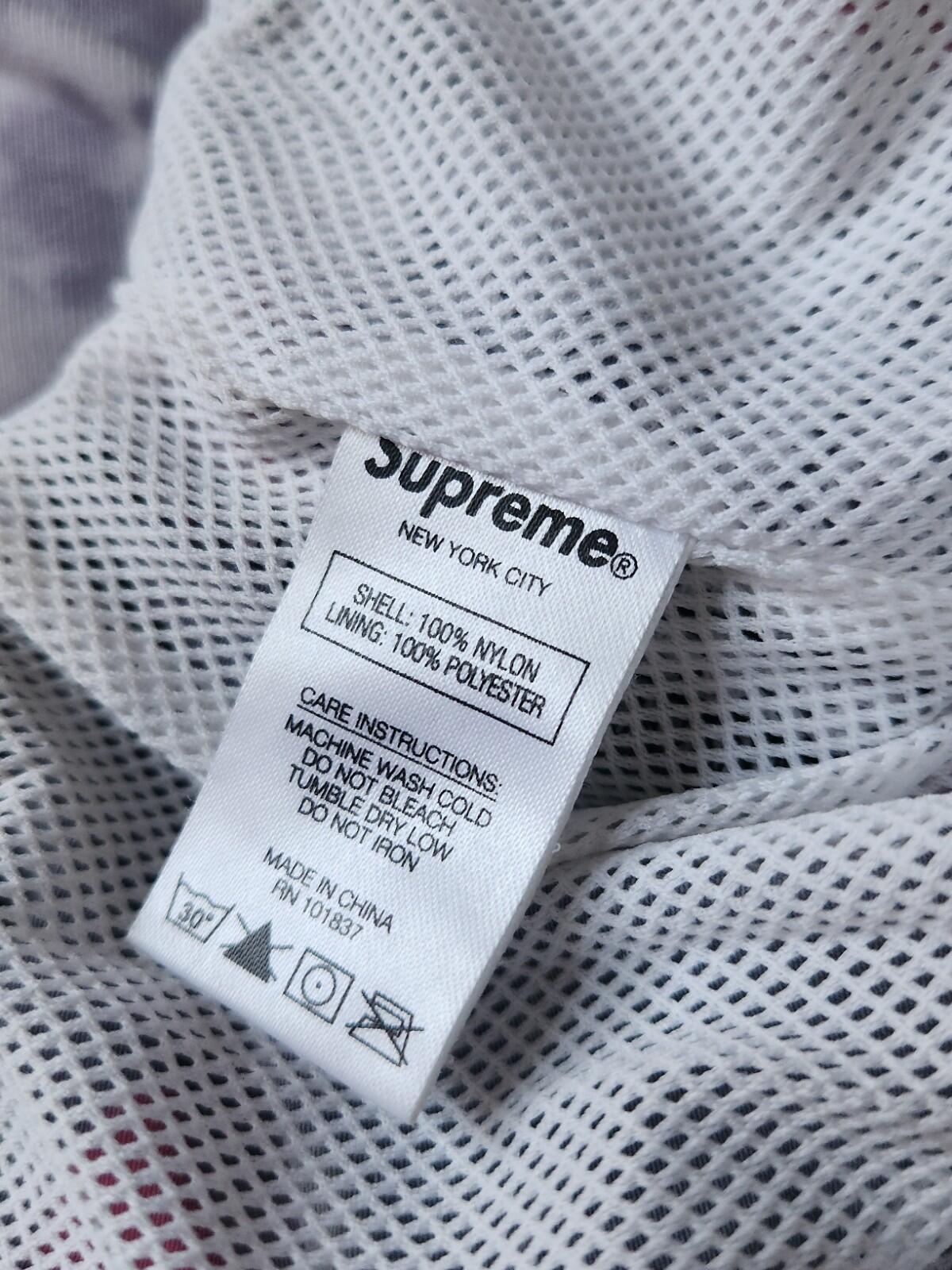 SS19 Supreme Nylon Water Short Black Cherry Swim Nylon Shorts Size S Small