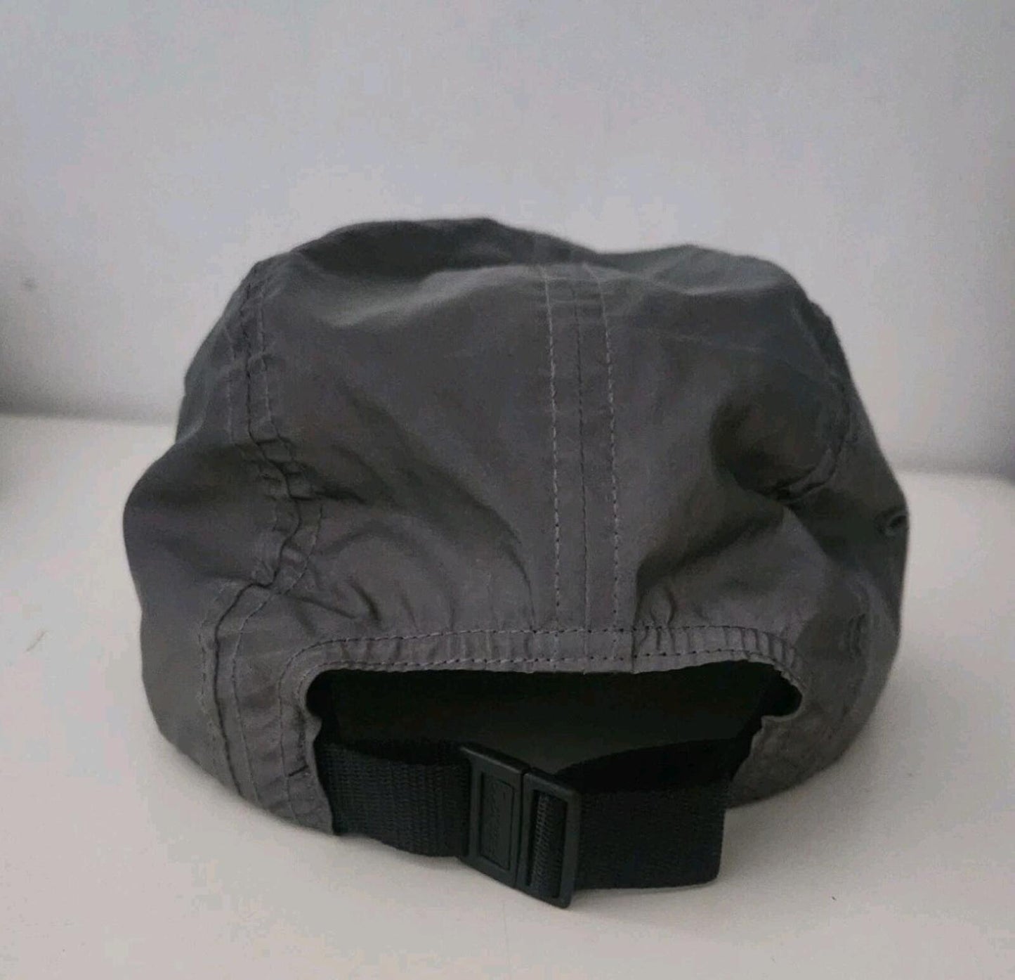 SS20 Supreme Reflective Camp Cap Black Silver Hat Box logo Made In U.S.A