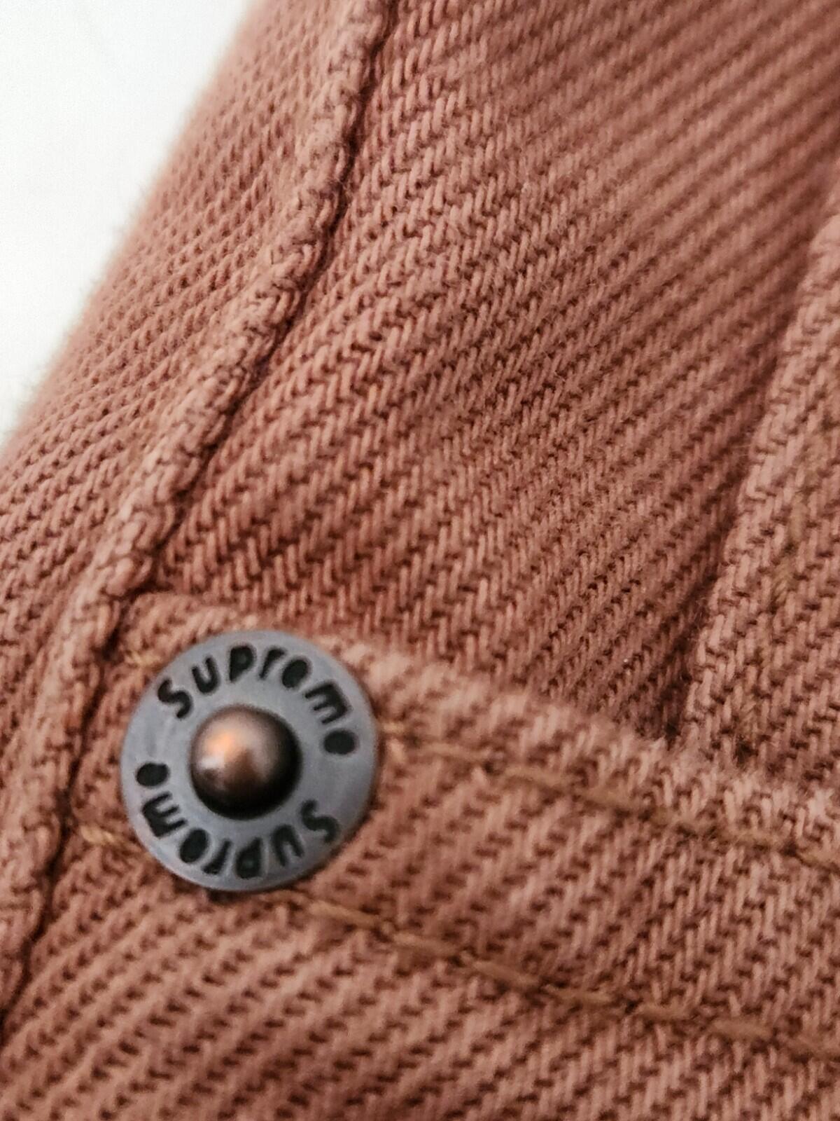 SS24 Supreme Regular Jean Size 36 W36 L32 Brown Jeans 13 Oz.