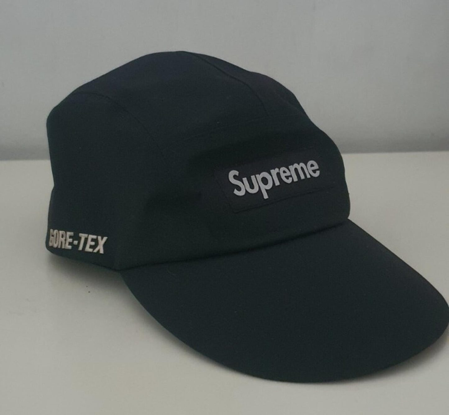 SS22 Supreme GORE-TEX Polartec Long Bill camp cap Waterproof Black Nylon Hat