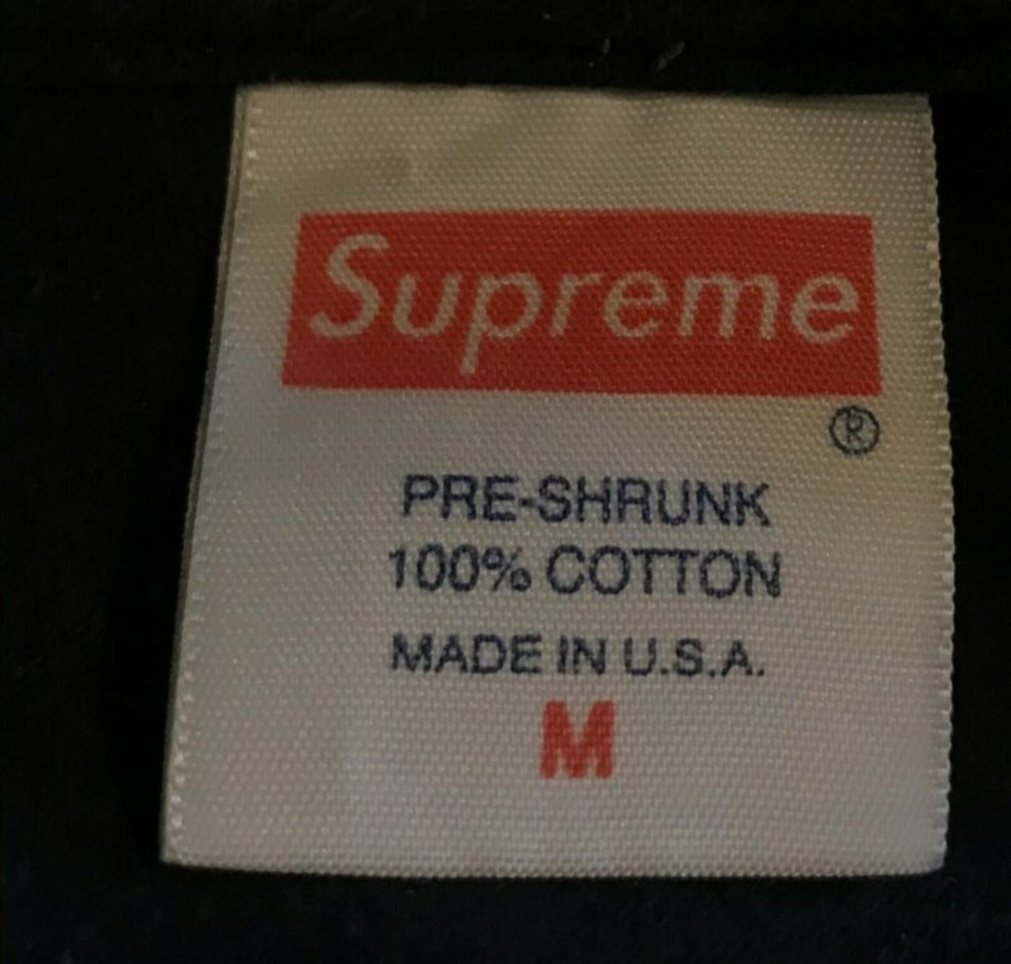 FW13 Supreme World Famous Team Show Flyer Tee Black Size M