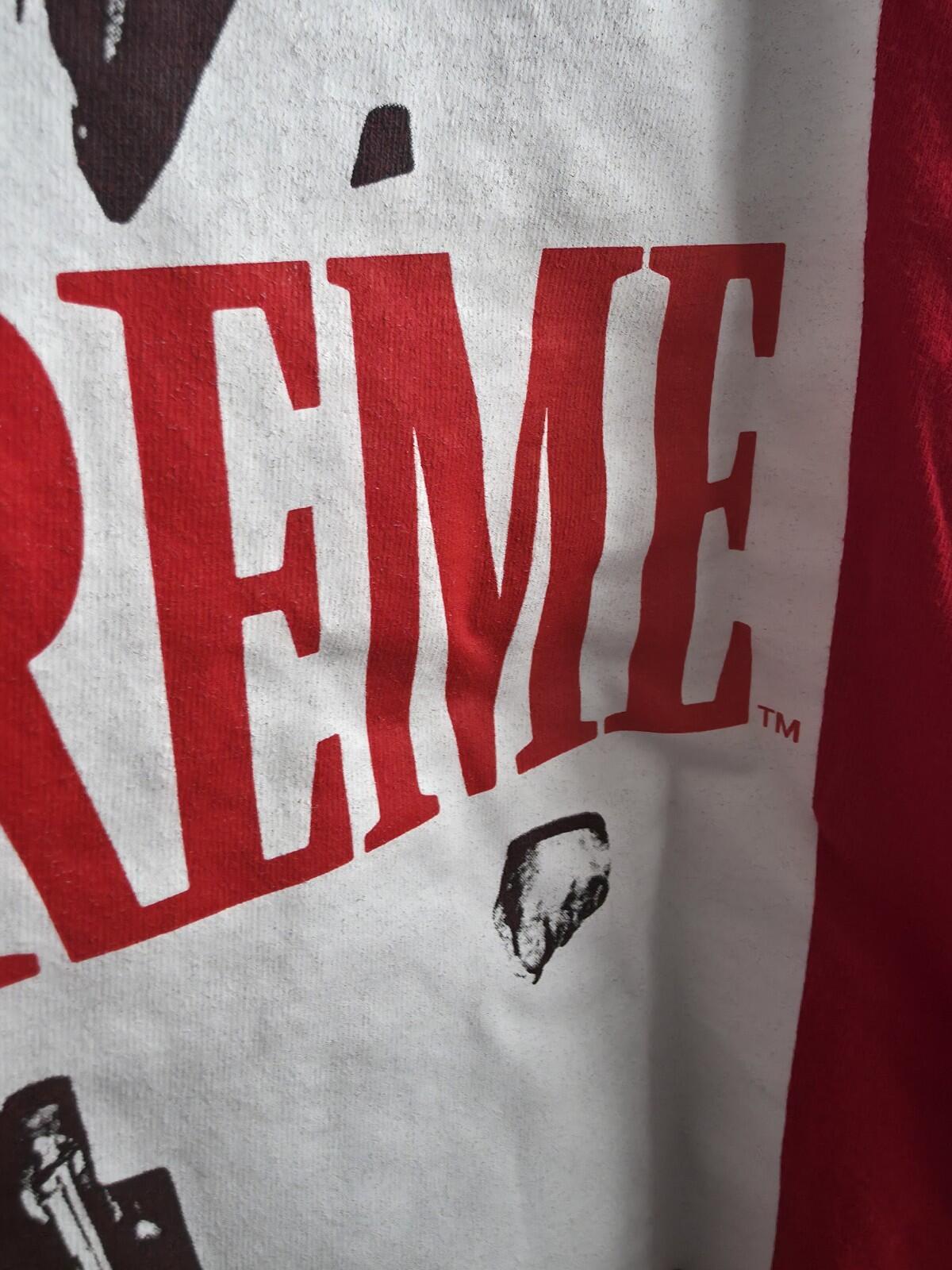 FW17 Supreme x Scarface Split Tee Red Size M