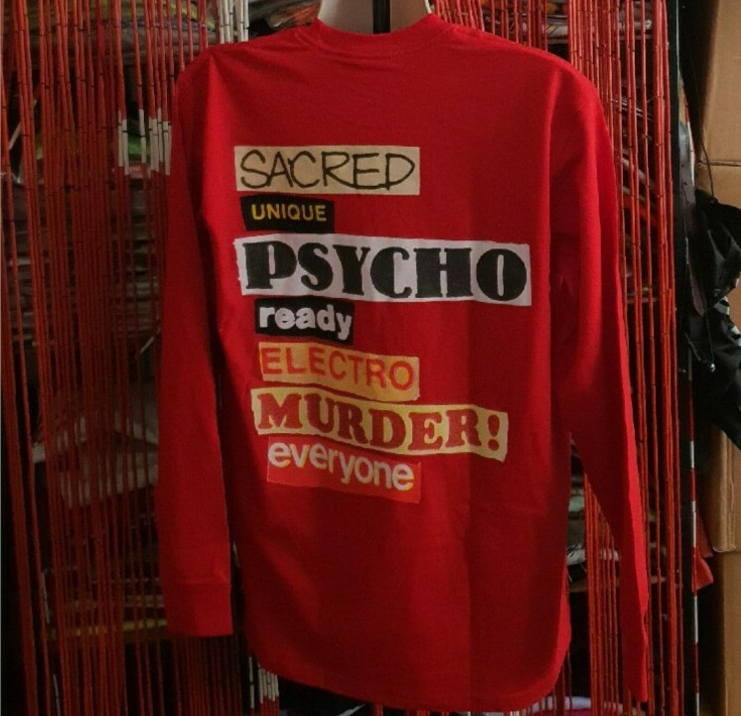 SS20 Supreme Sacred Unique L/S Tee Red Size M
