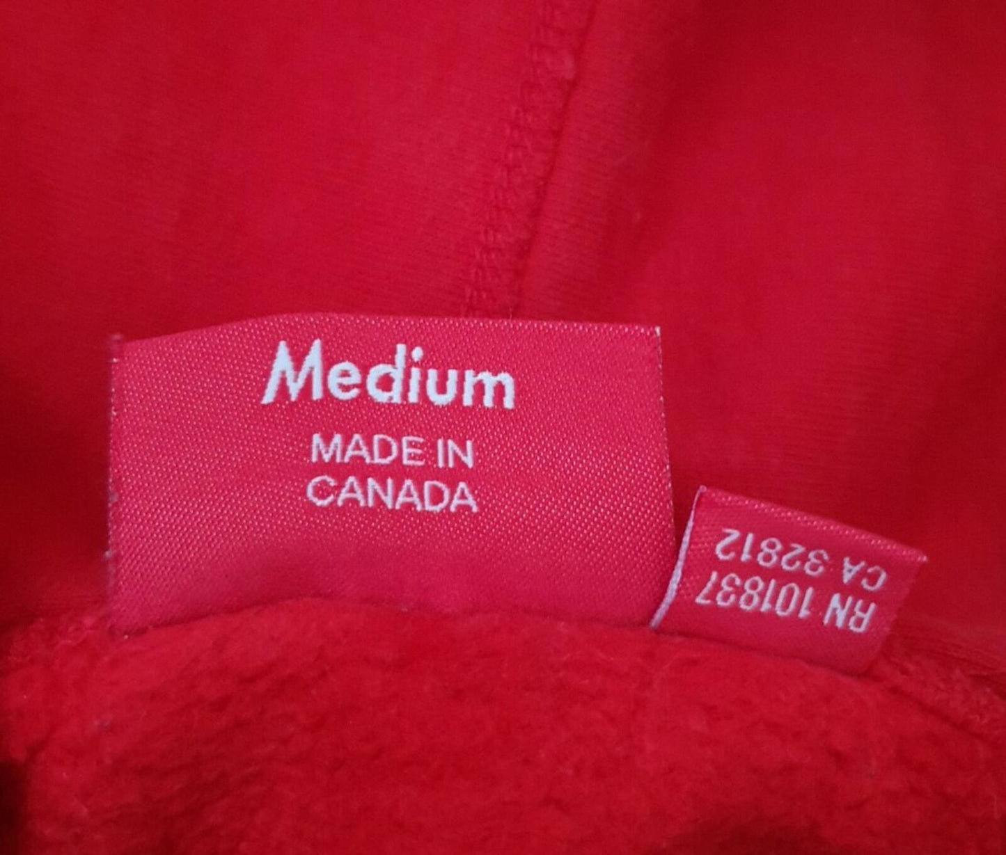 FW16 Supreme Rose Hooded Sweatshirt Red Size M