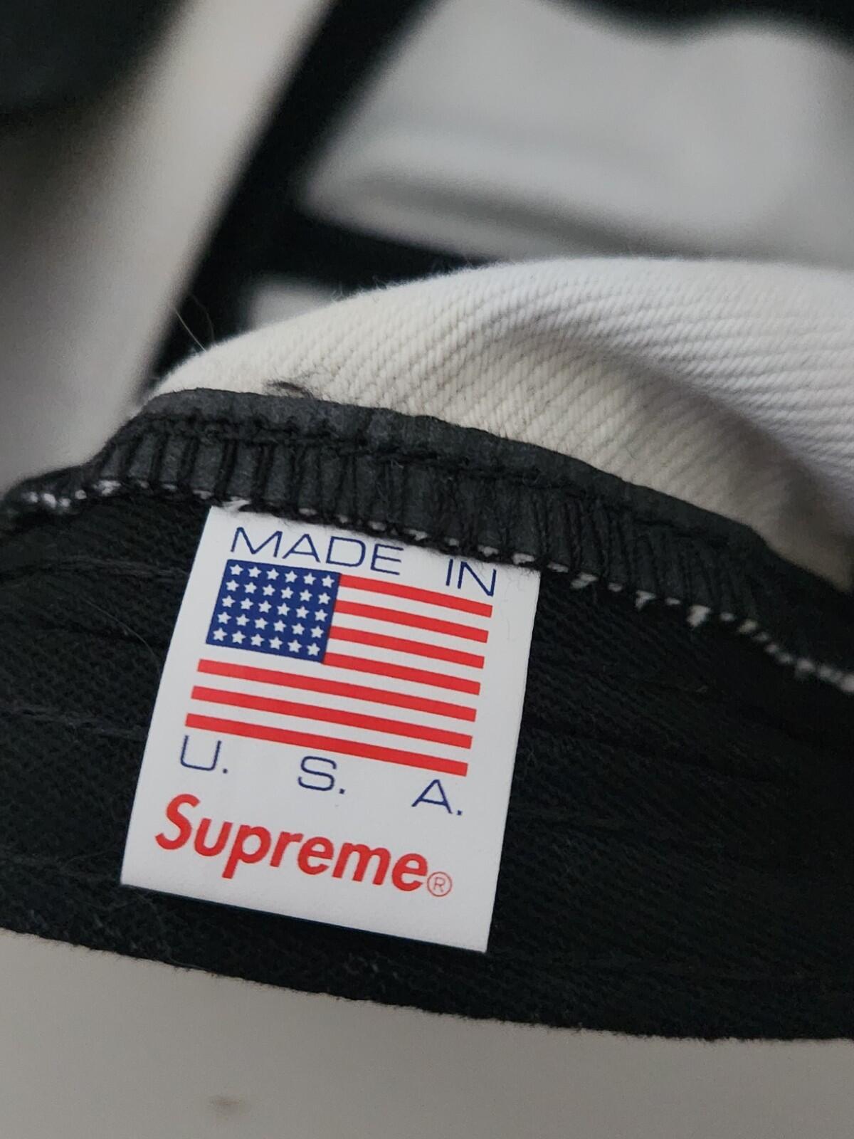 SS19 Supreme Washed Out Camo Camp Cap Hat