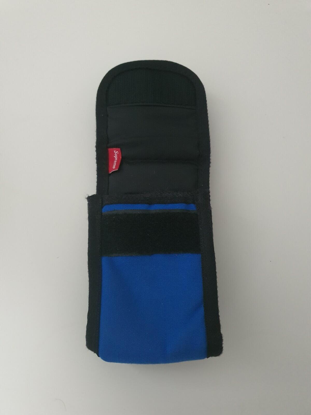 Supreme digital camera bag / pouch blue small box logo Very rare Vintage