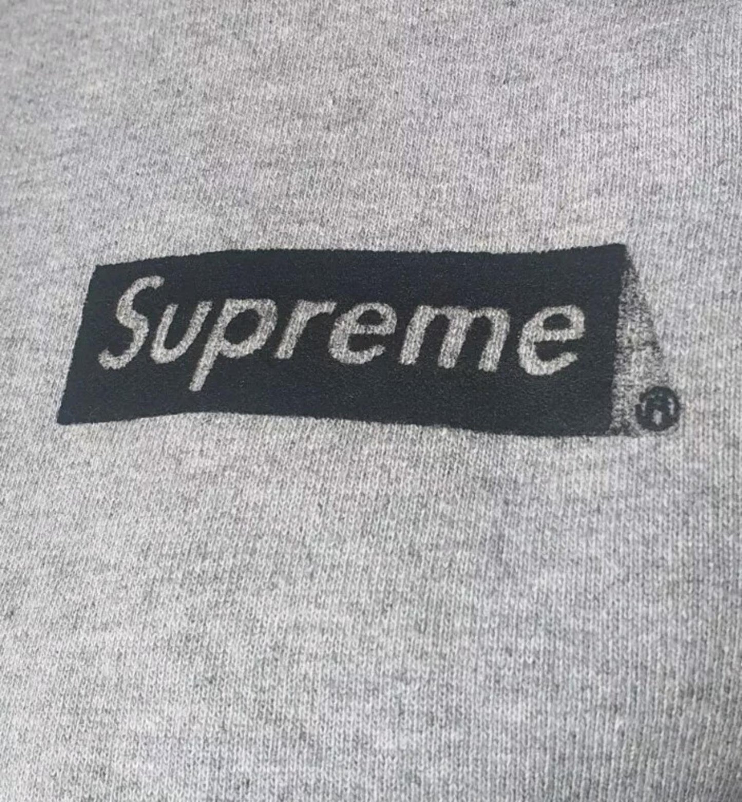 SS23 Supreme Fiend Hooded Sweatshirt Heather Grey Size M