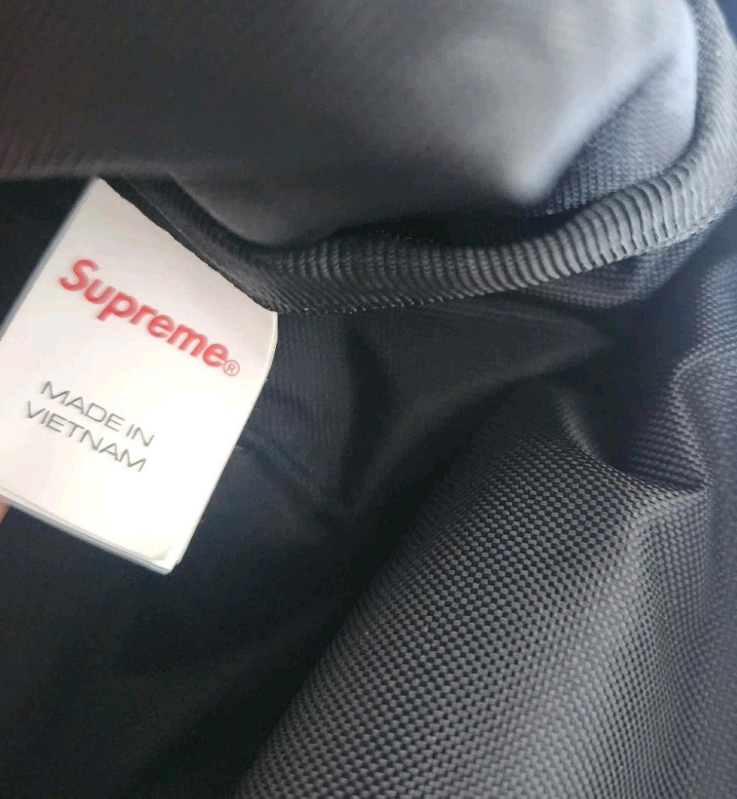 SS24 Supreme tote bag water resistant nylon black duffle holdall