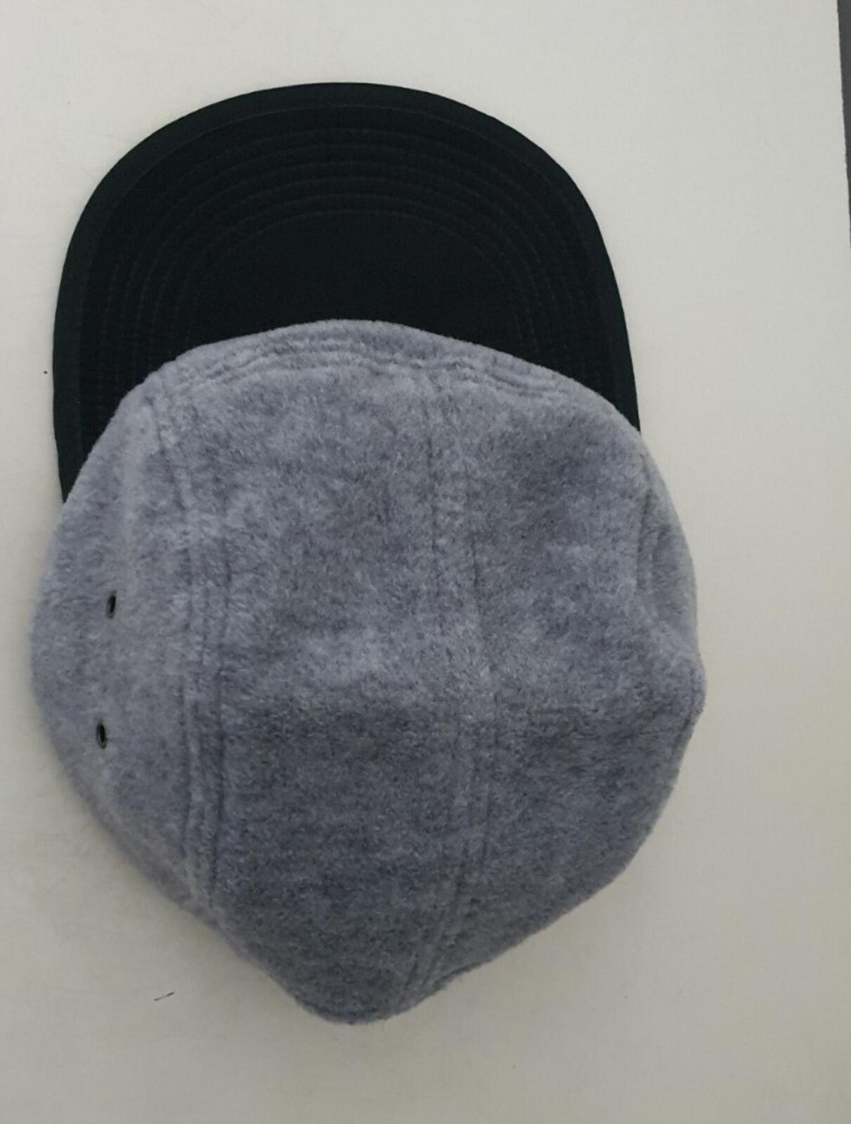 FW11 Supreme Polar Fleece Soft Bill Camp Cap grey Hat vintage 2011 polartec Rare