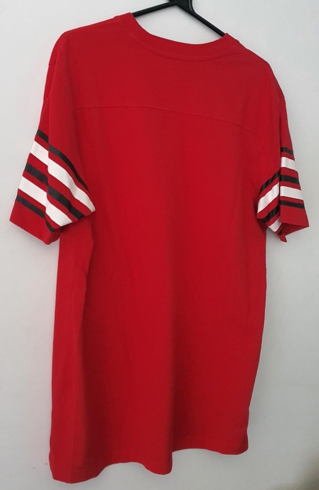 SS11 Supreme Football Top size large red tee t-shirt 85 jersey 2011 vintage Rare