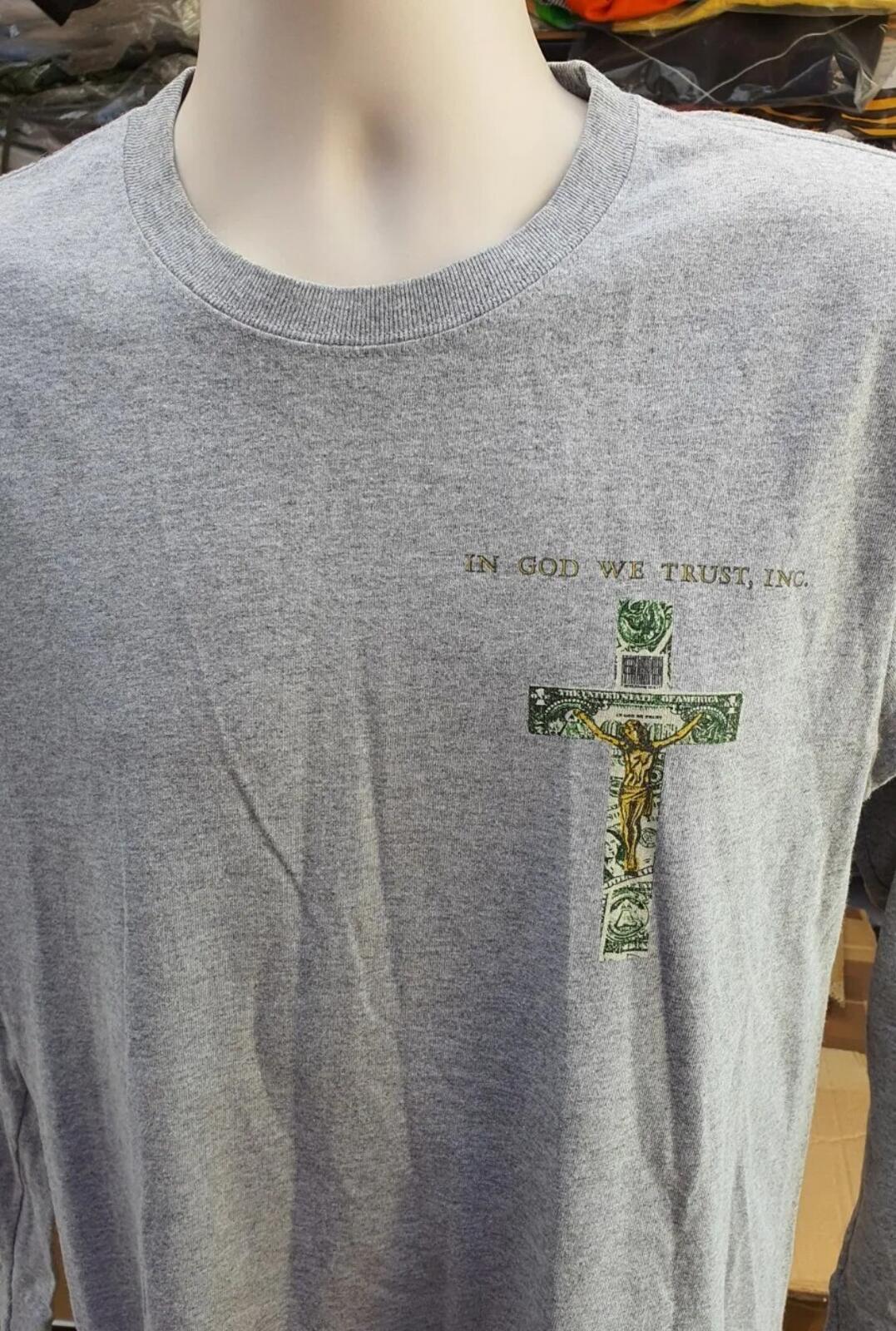 SS14 Supreme x Dead Kennedys L/S Tee Heather Grey Größe M