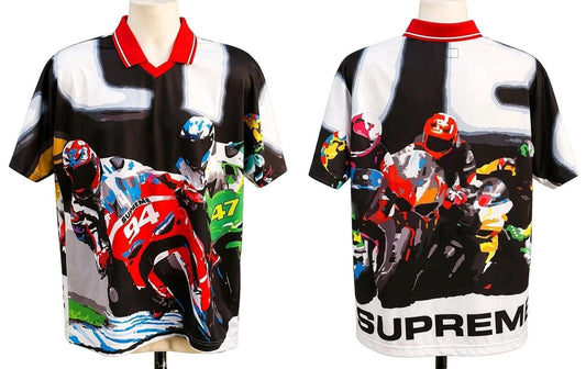 SS20 Supreme Racing Soccer Jersey Multicolour Size M