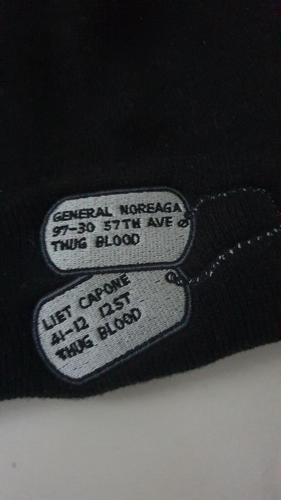 FW16 Supreme The War Report Beanie black Capone-N-Noreaga Hat