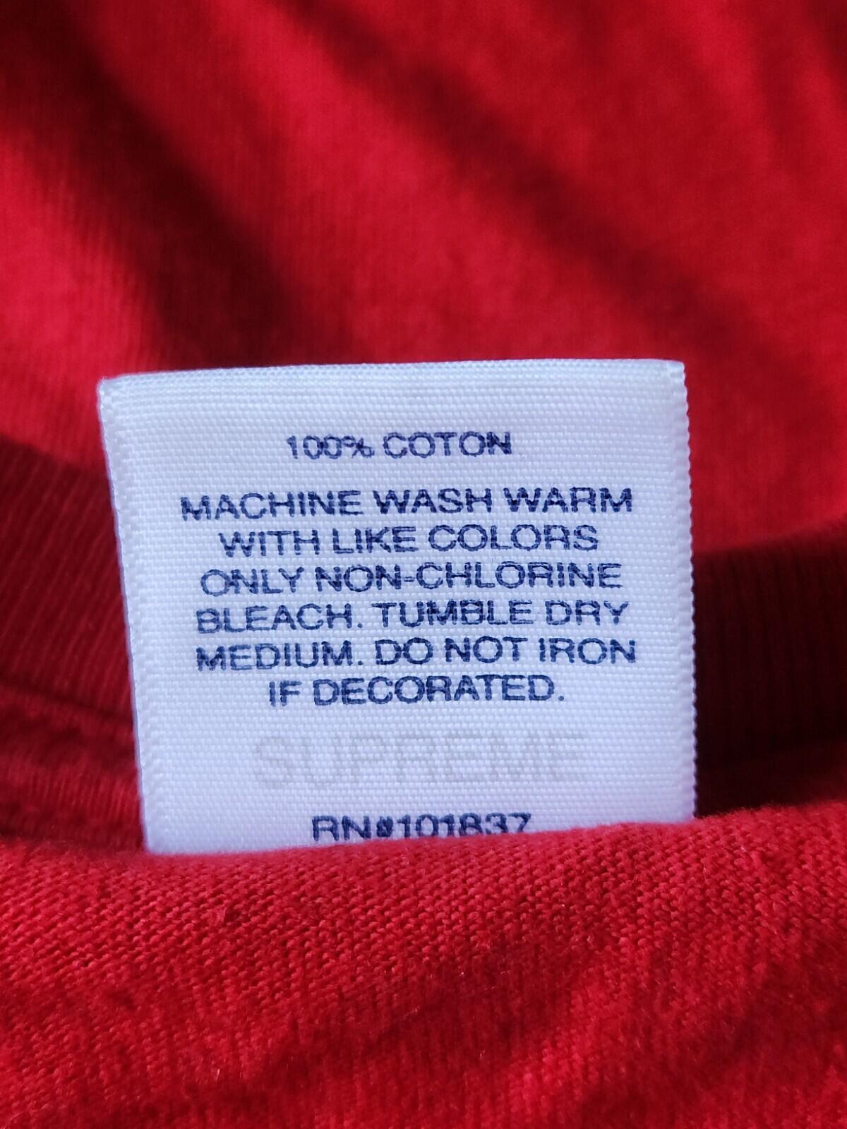 SS21 Supreme Water Pistol Tee Red Size M
