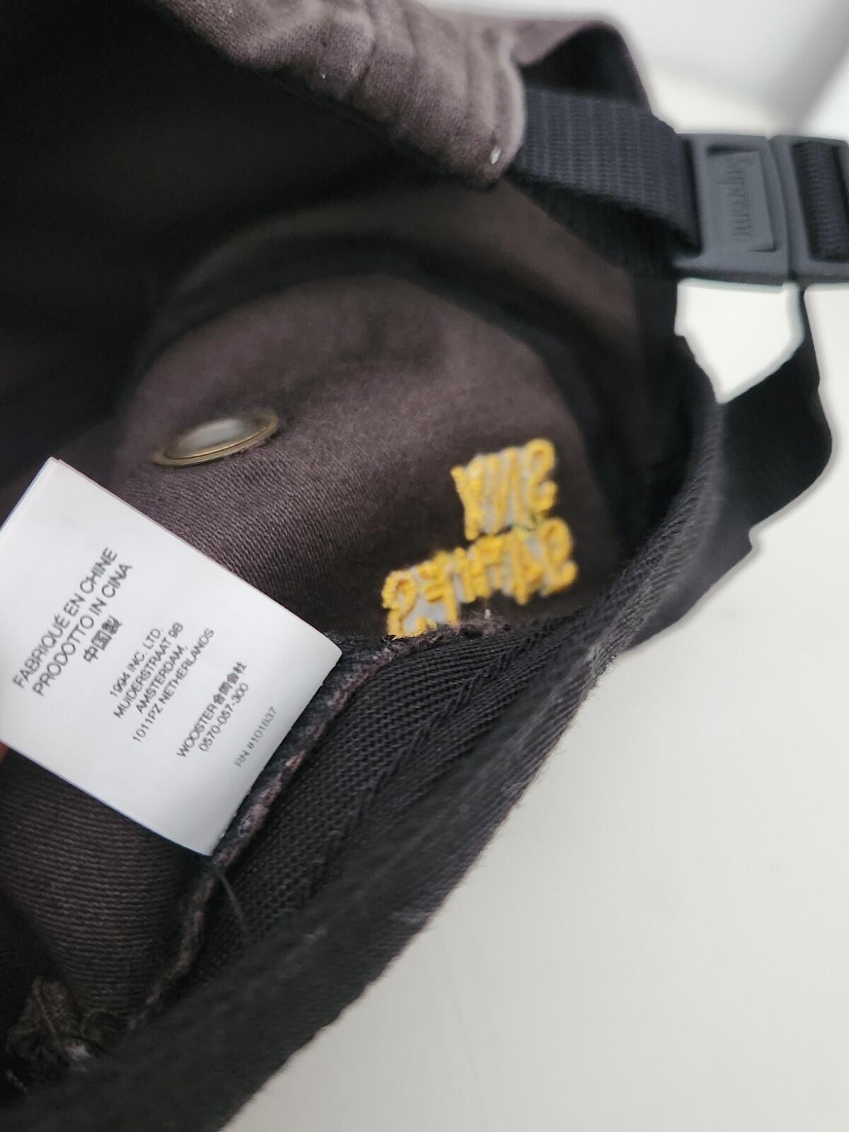 FW22 Supreme Military Camp Cap Hat Brown Box logo