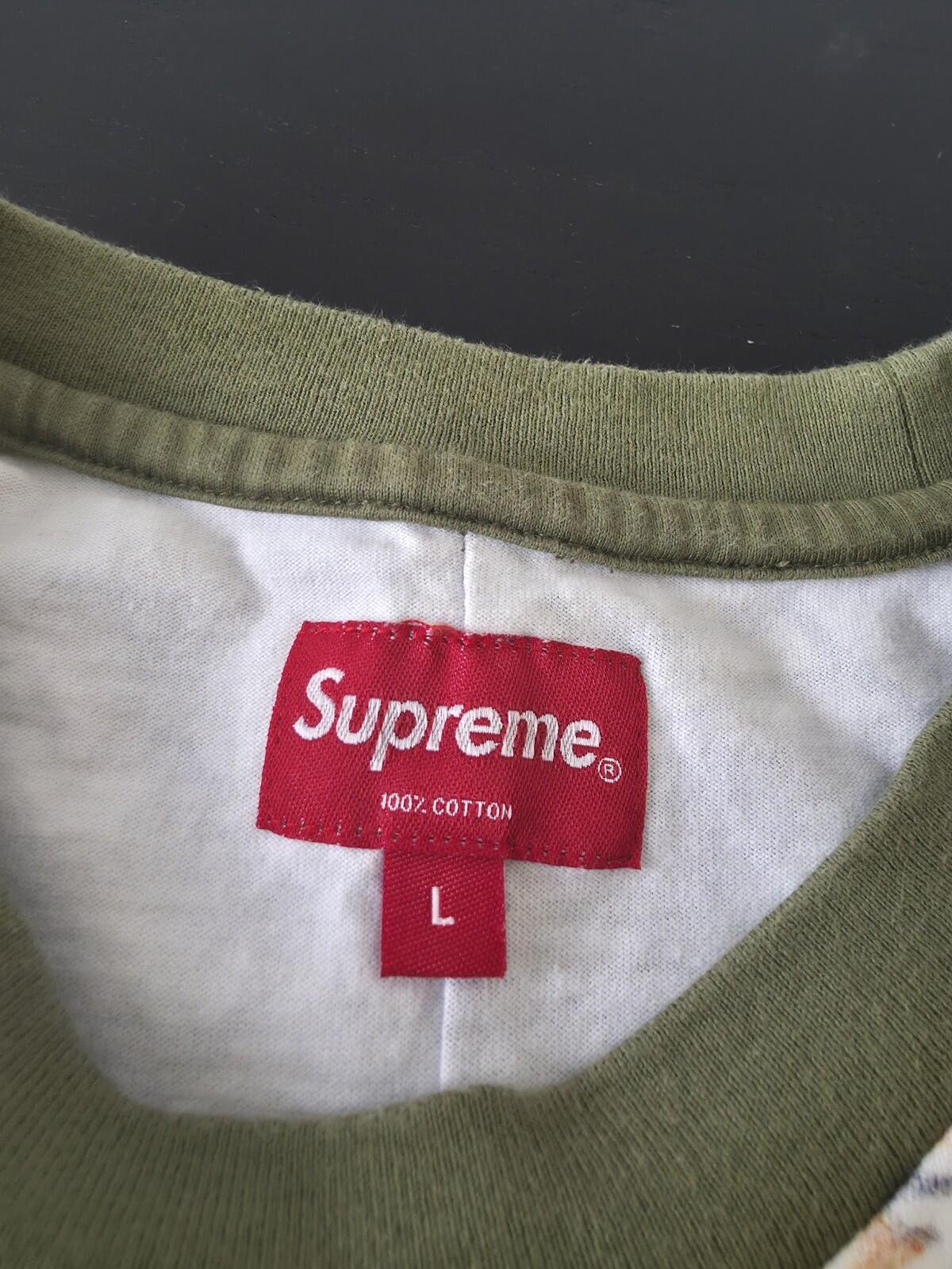 SS21 Supreme Mosaic Patchwork L/S top Size L