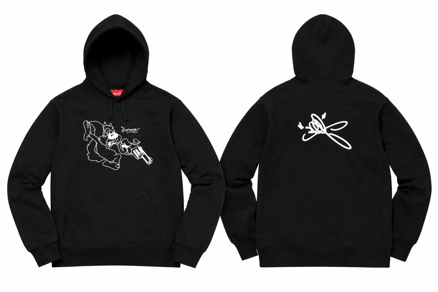 SS18 Supreme Lee Hooded Sweatshirt Black Size M