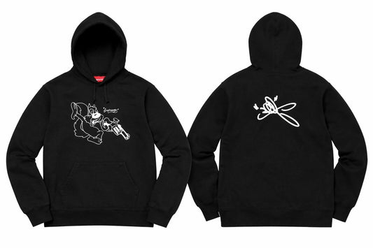 Sudadera con capucha negra Supreme Lee SS18 Talla M