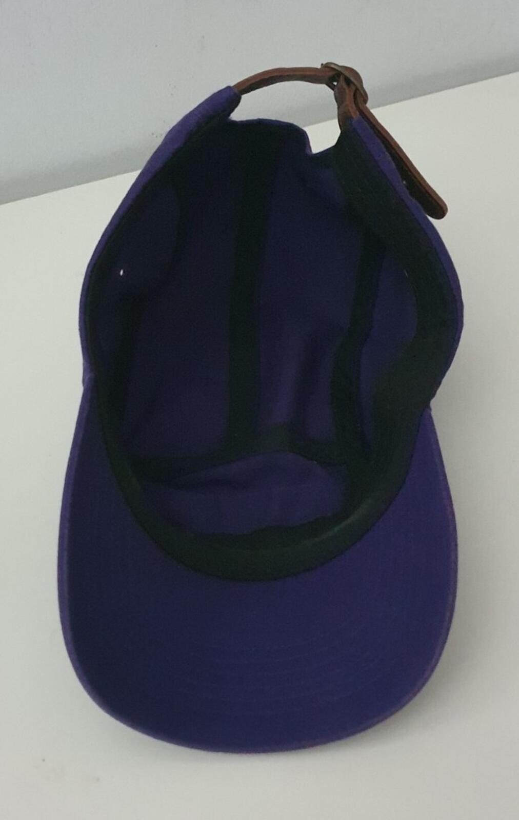 FW21 Supreme Washed Chino Twill Camp Cap Purple