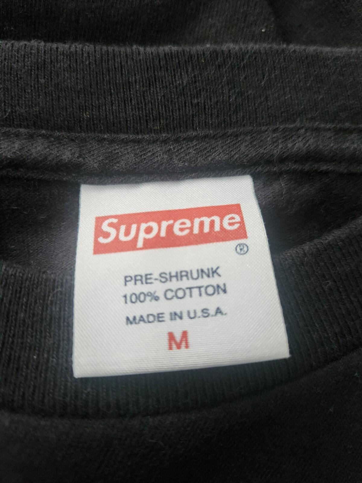 SS16 Supreme Motion Tee Black Size M