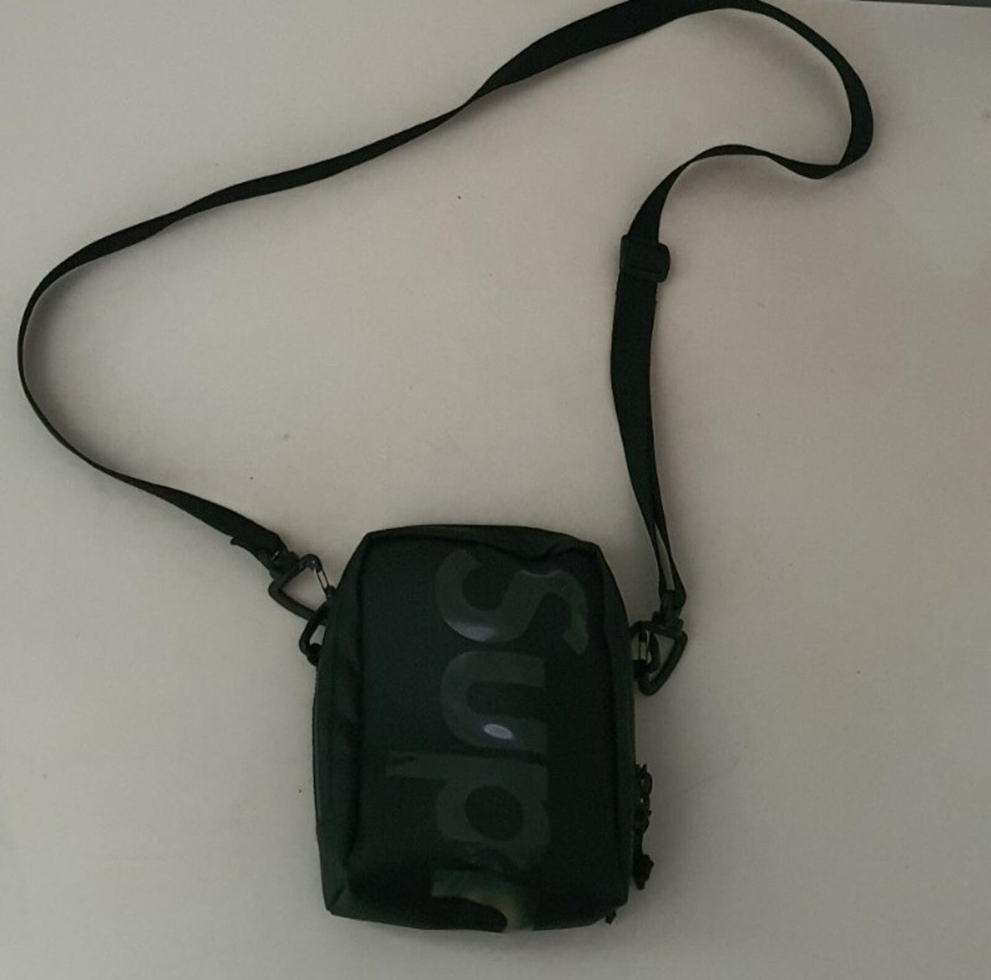 SS21 Supreme black neck pouch shoulder bag