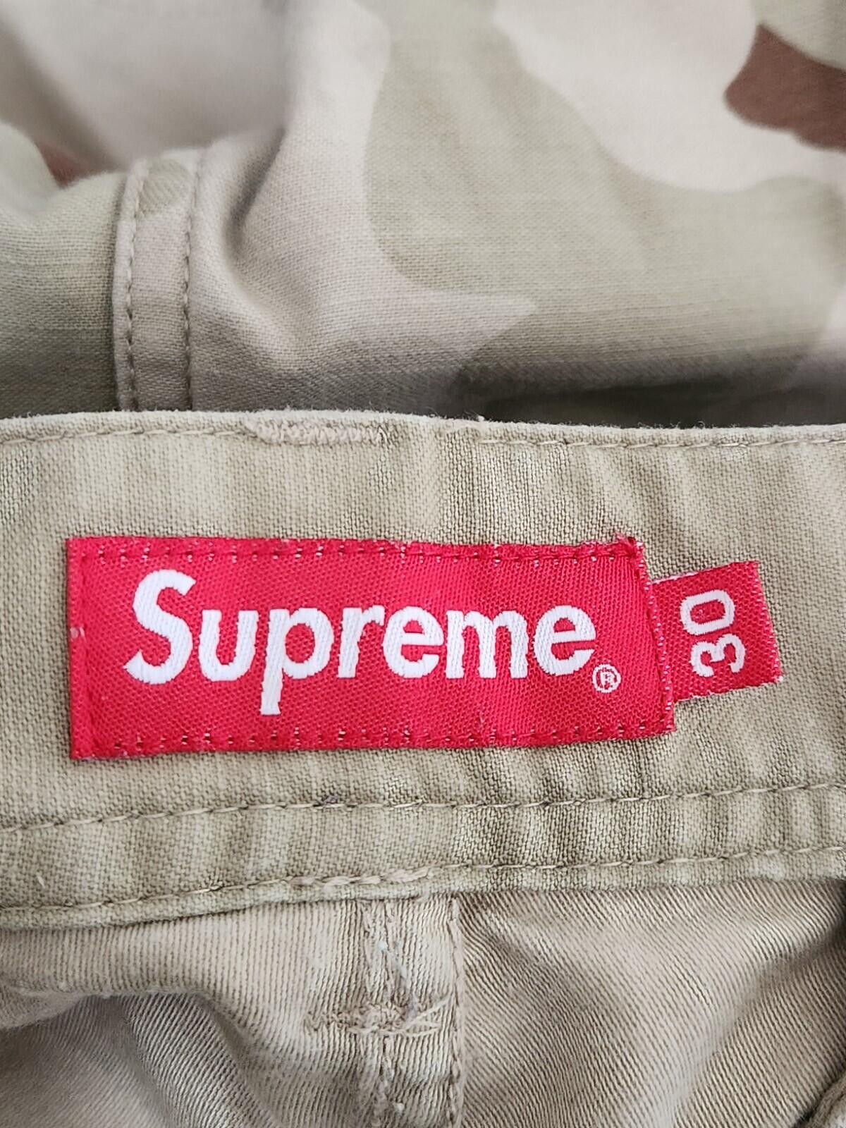 Supreme cargo pant size 30 W30 L30 trousers pants Desert Camo